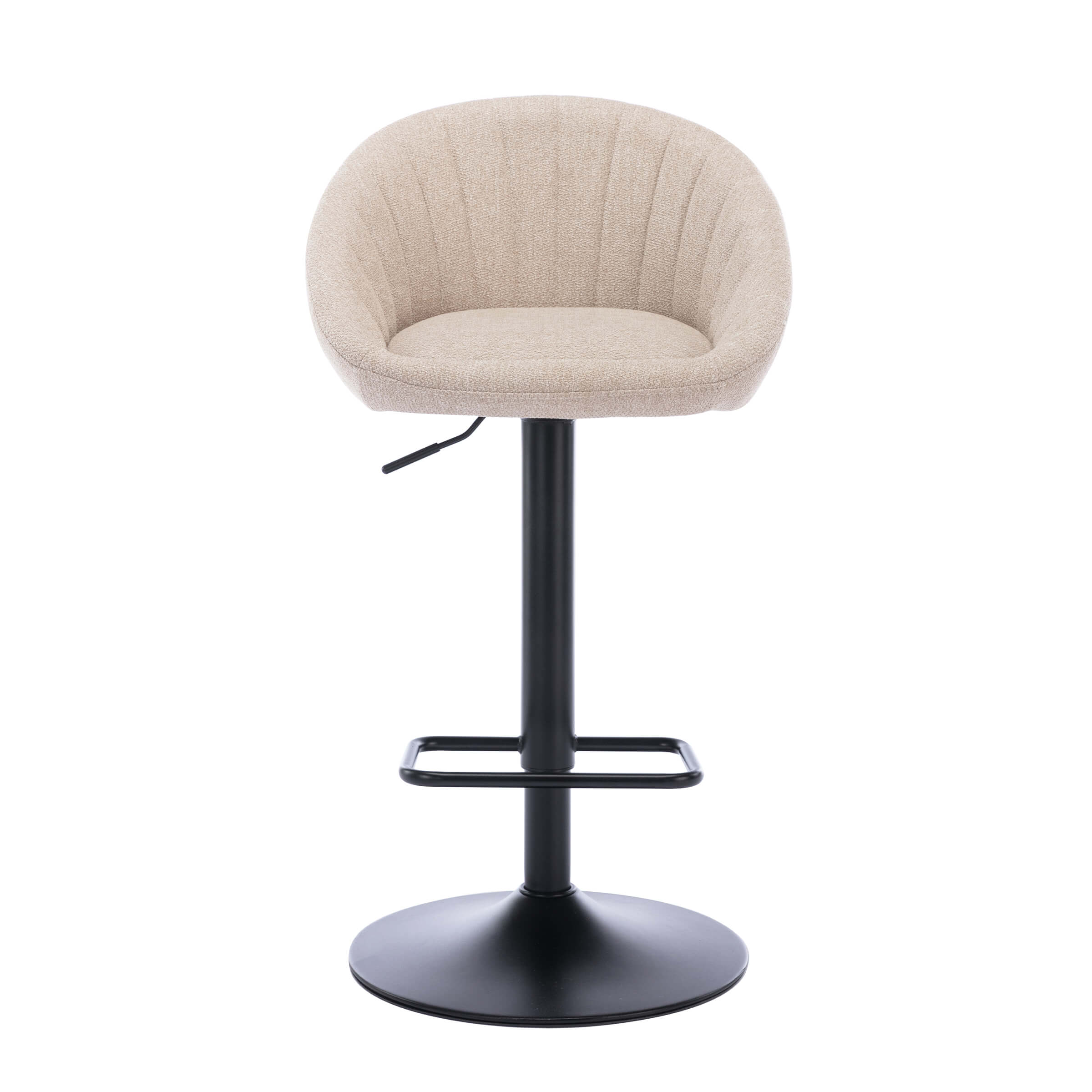 ROCITY Adjustable Swivel Low Back Bar Stools Set of 2 - 90036AB