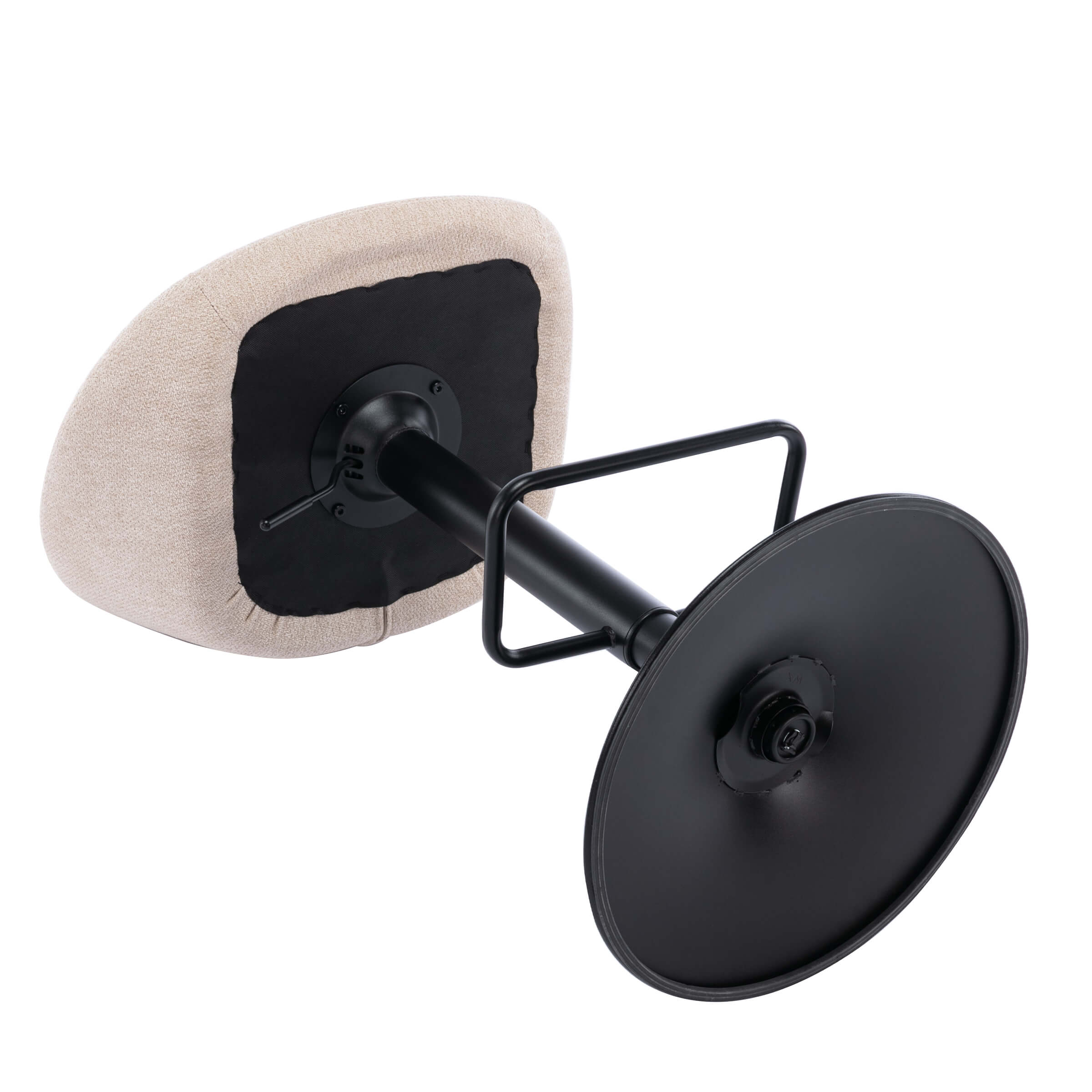 ROCITY Adjustable Swivel Low Back Bar Stools Set of 2 - 90036AB