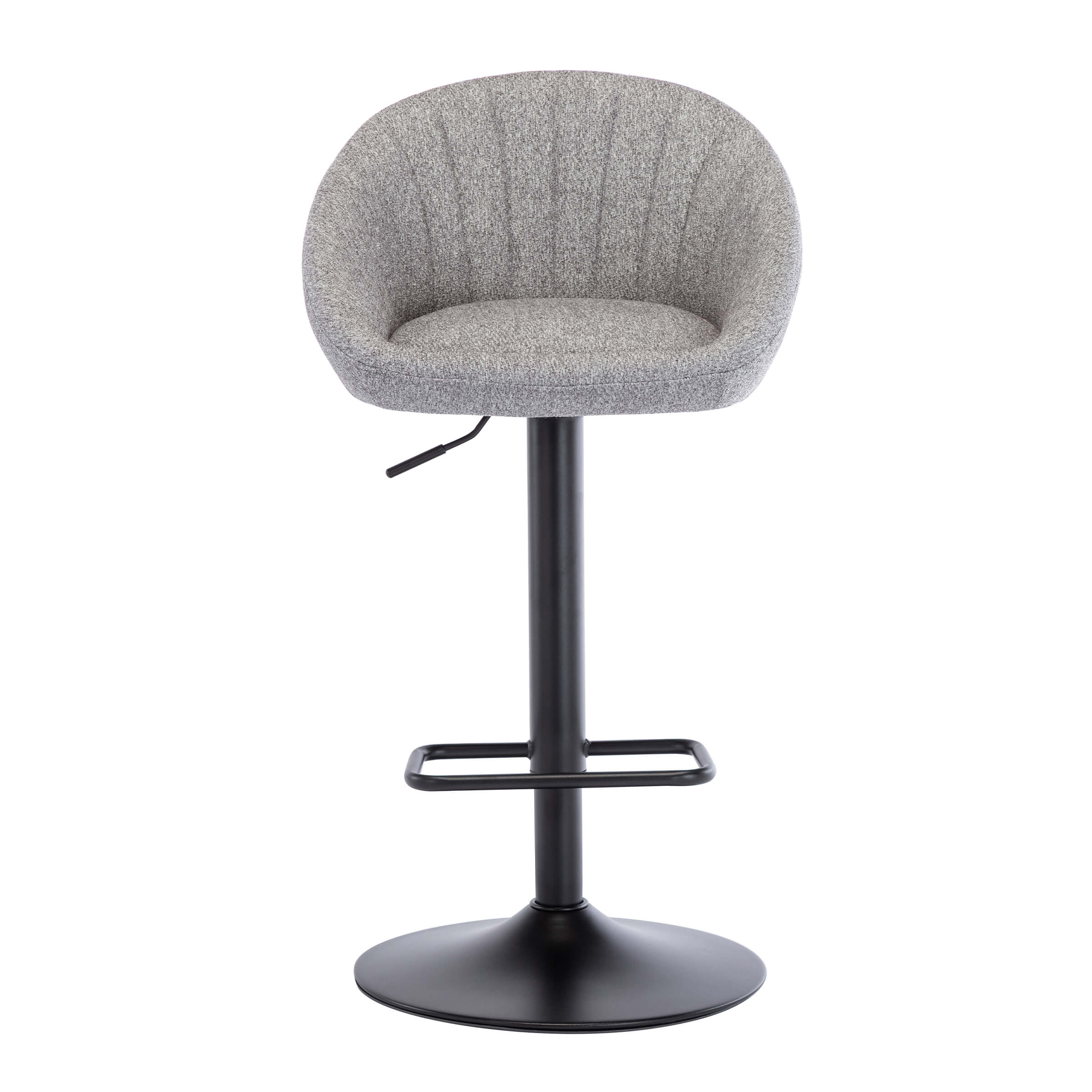 ROCITY Adjustable Swivel Low Back Bar Stools Set of 2 - 90036AB