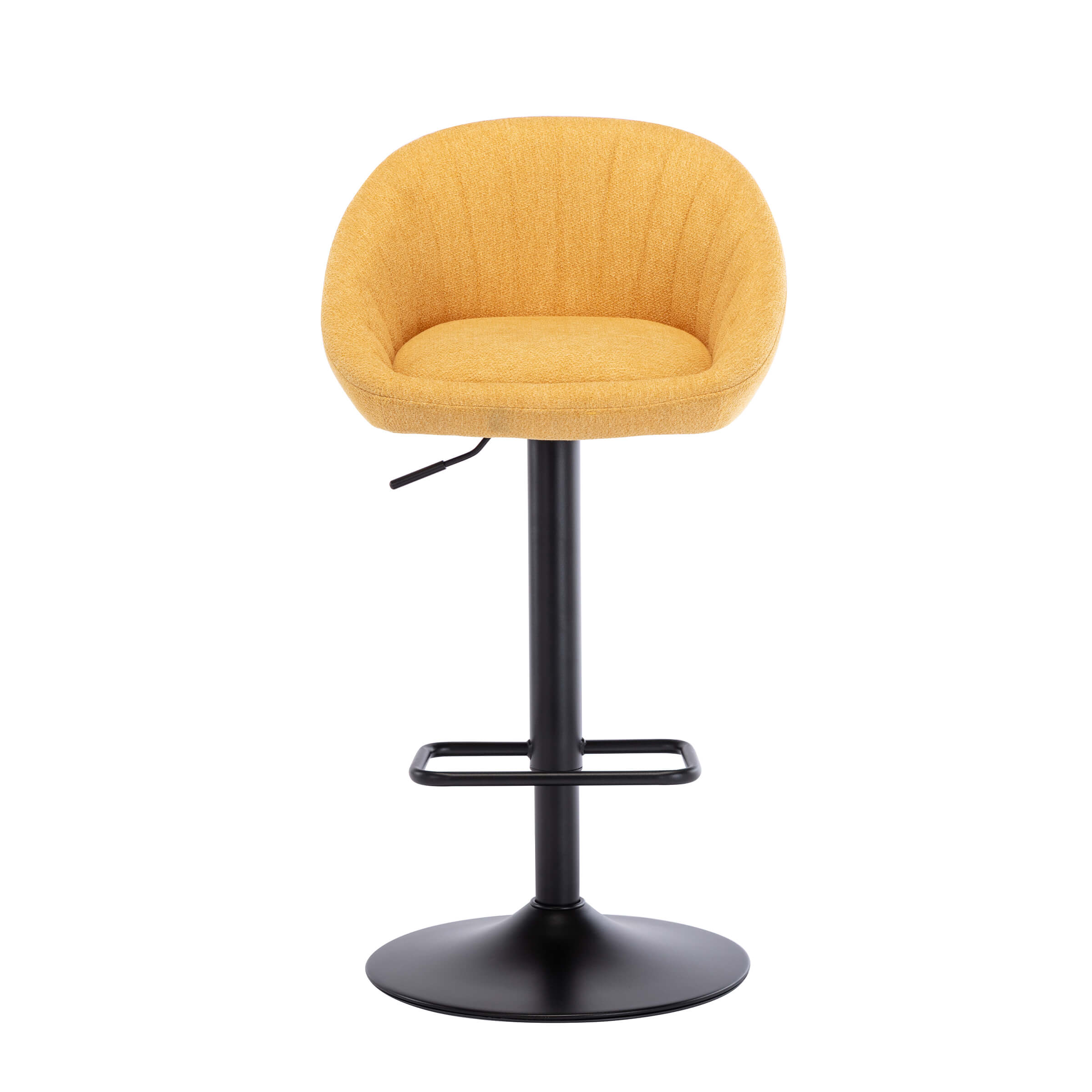 ROCITY Adjustable Swivel Low Back Bar Stools Set of 2 - 90036AB