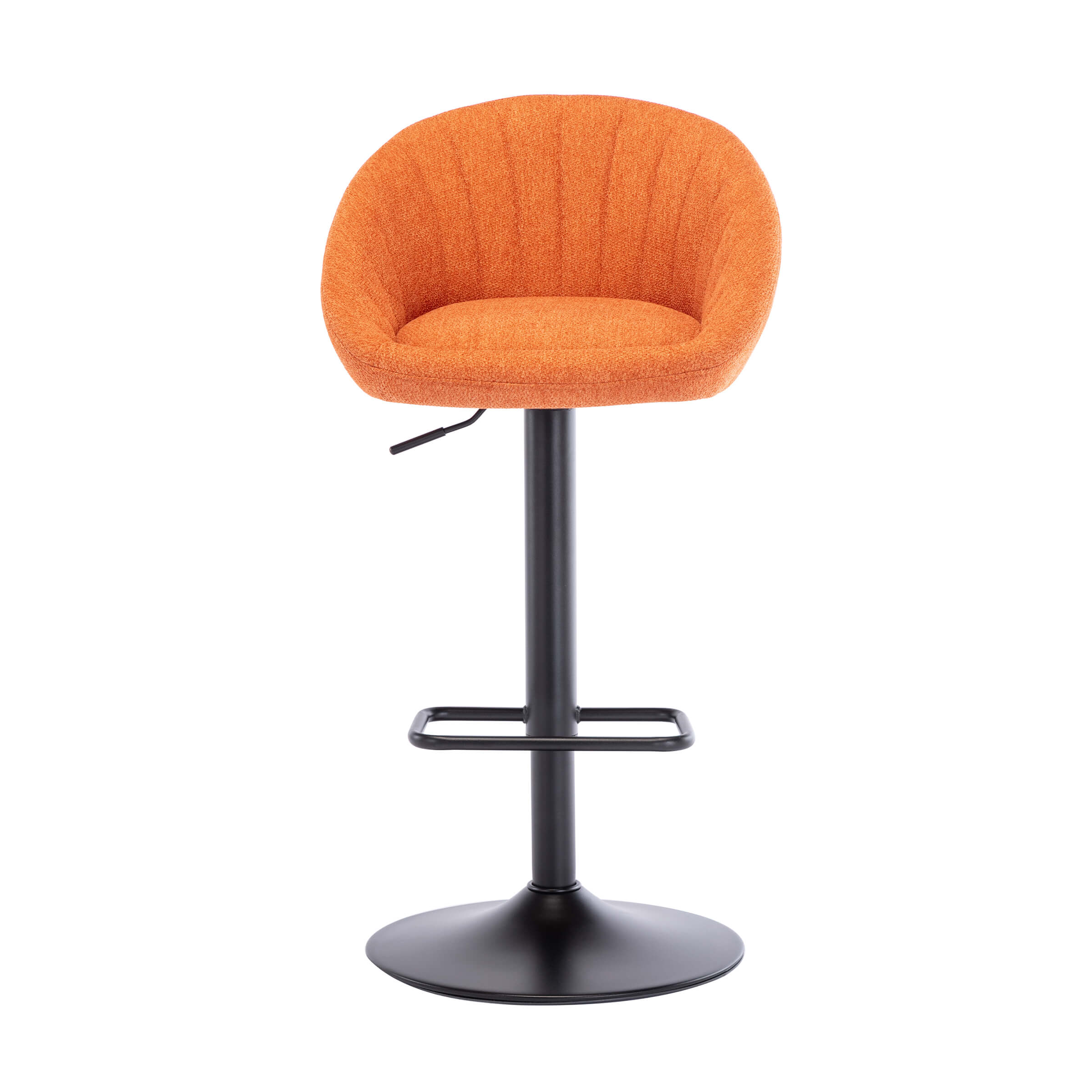 ROCITY Adjustable Swivel Low Back Bar Stools Set of 2 - 90036AB