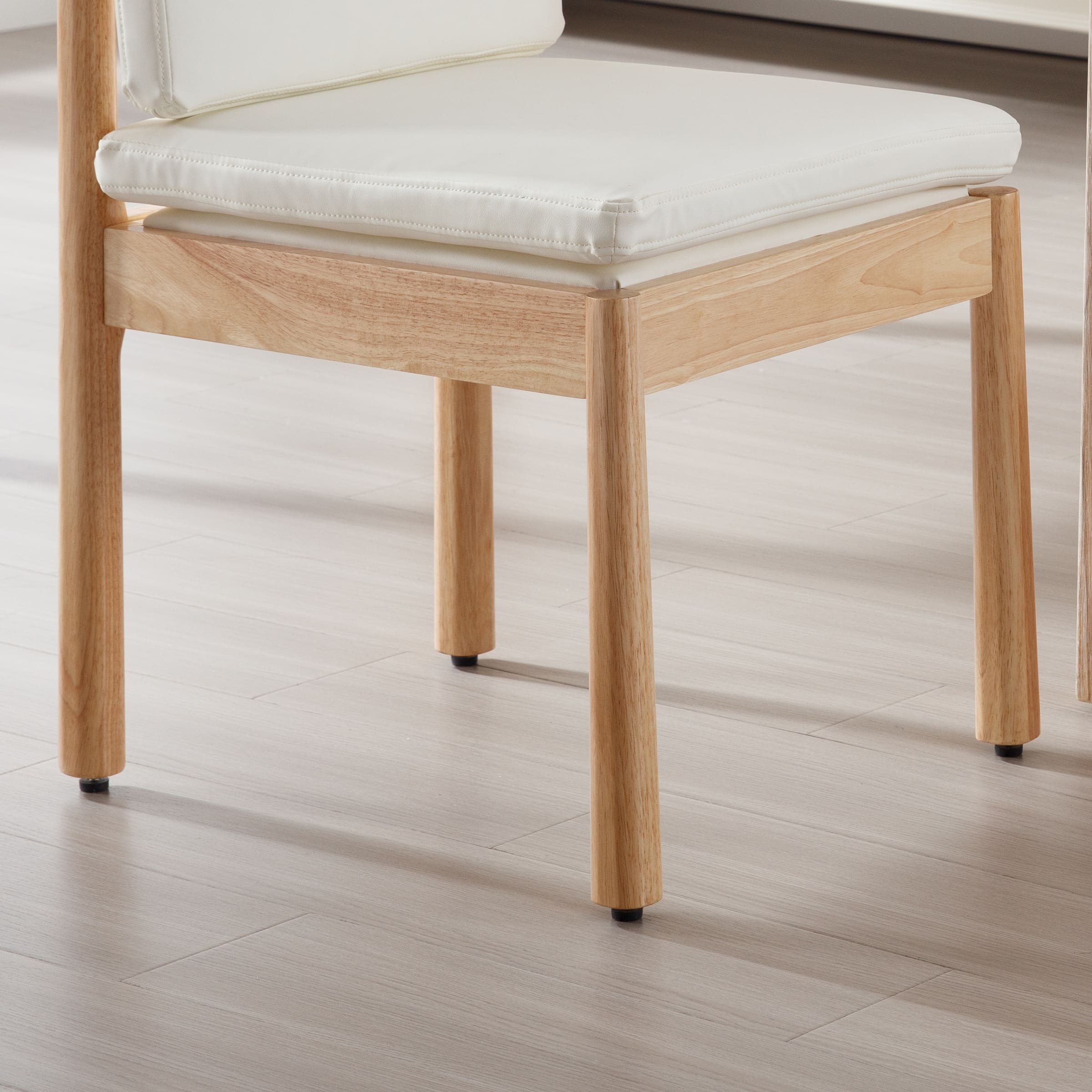 ROCITY Armless Wood Dining Chairs Set of 2 - 1965DC