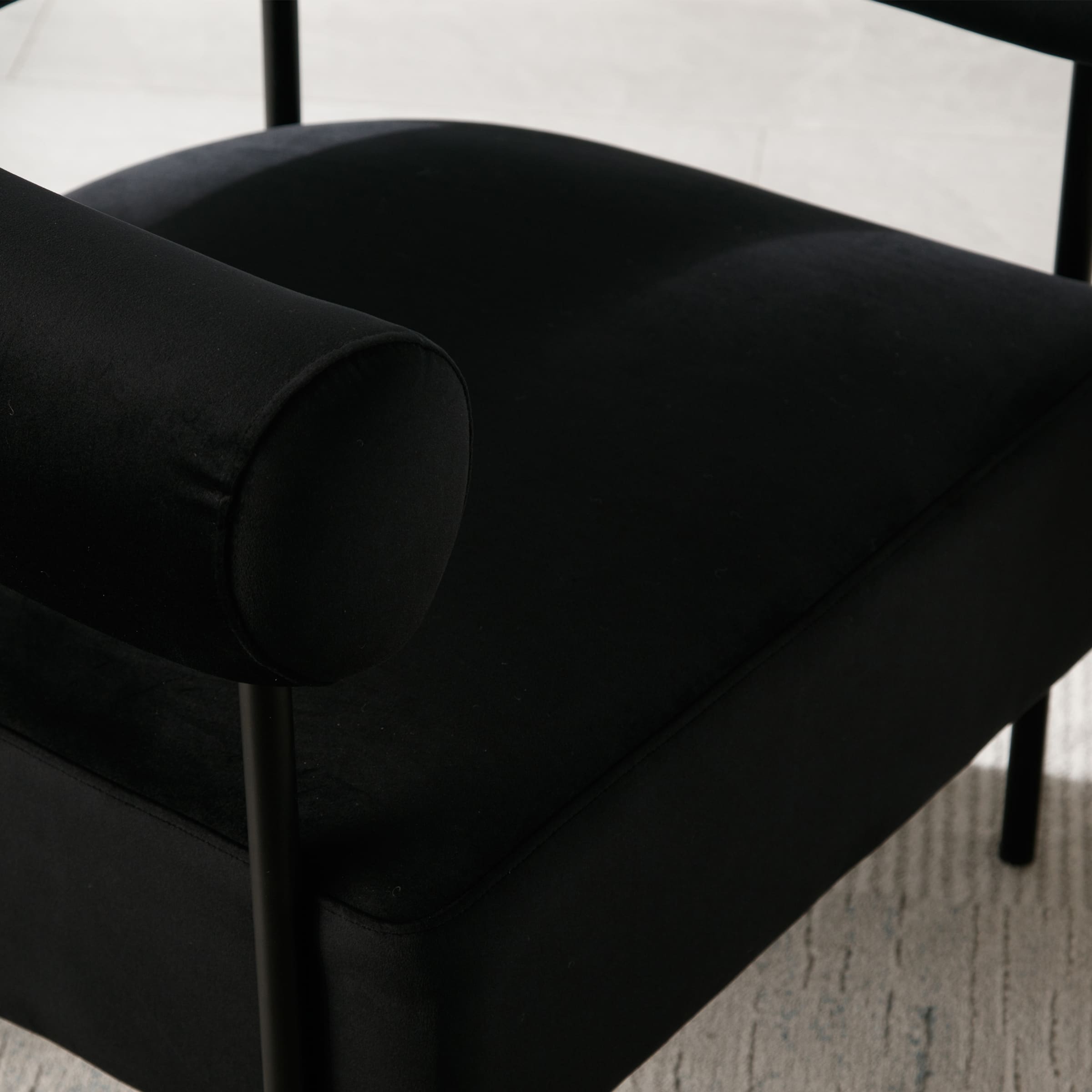 ROCITY C-shaped Back Accent Chair 1 PCS - 10080AC