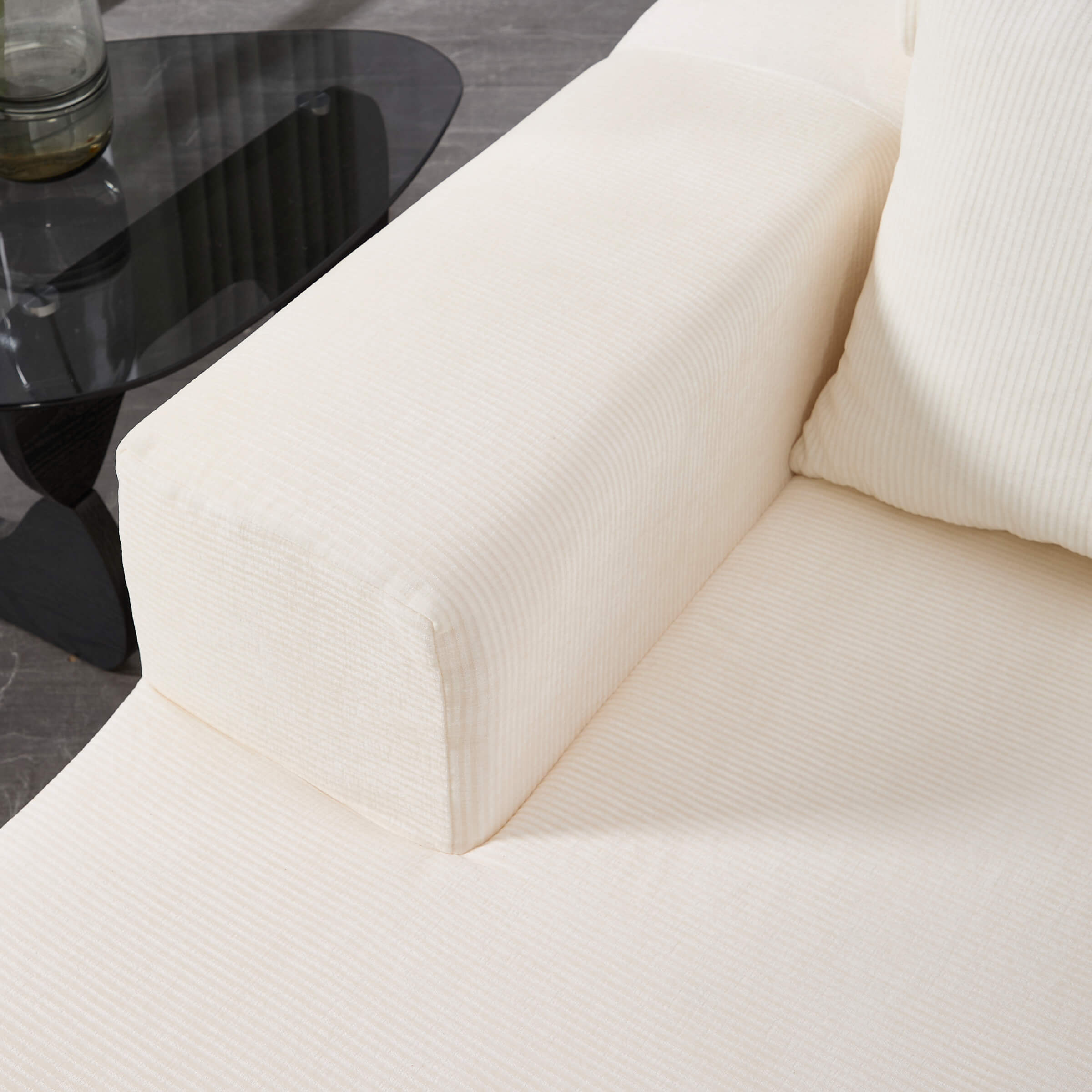 ROCITY Chenille Cloud Couch L-Shaped Sofa with Left Chaise - XXX20SF