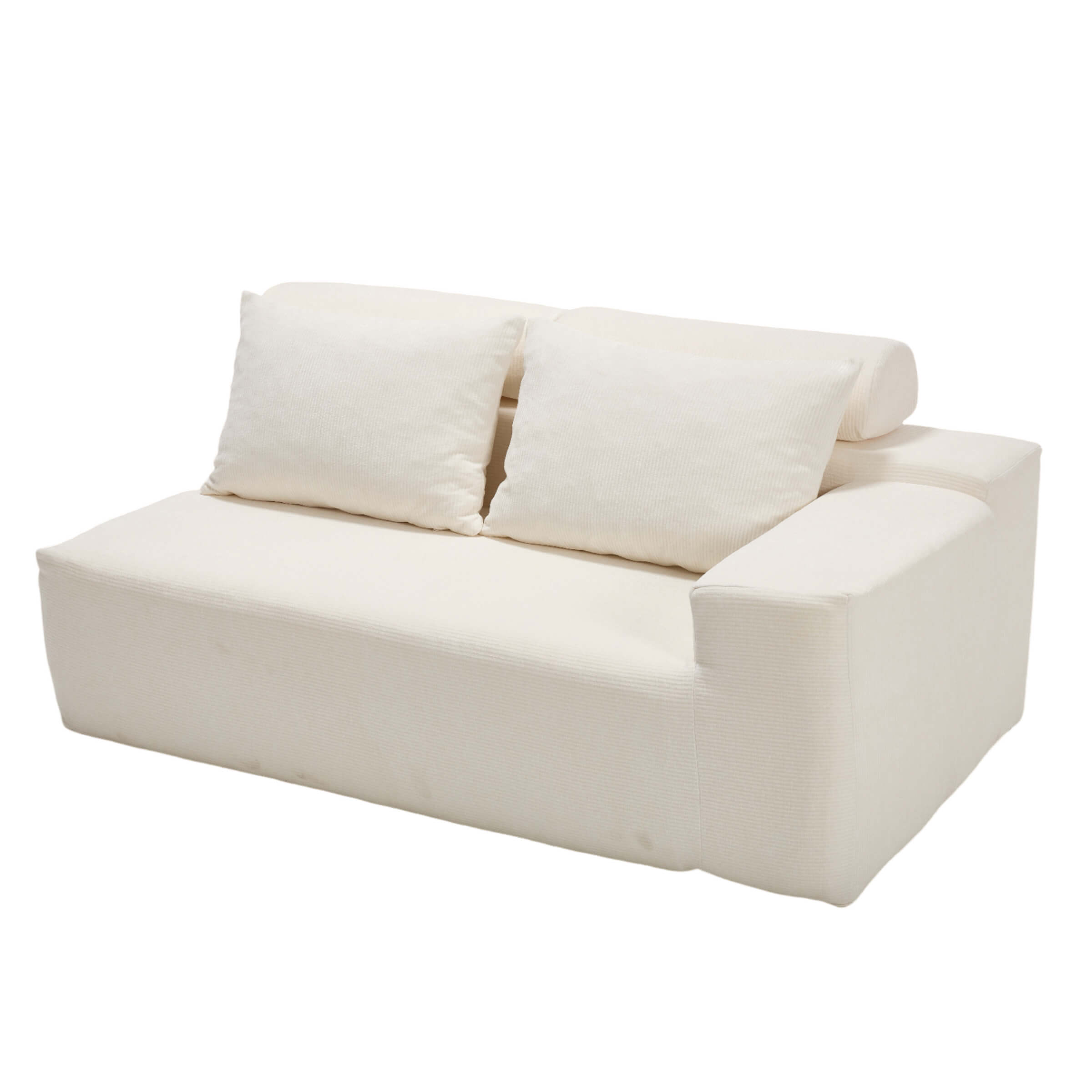 ROCITY Chenille Cloud Couch L-Shaped Sofa with Left Chaise - XXX20SF