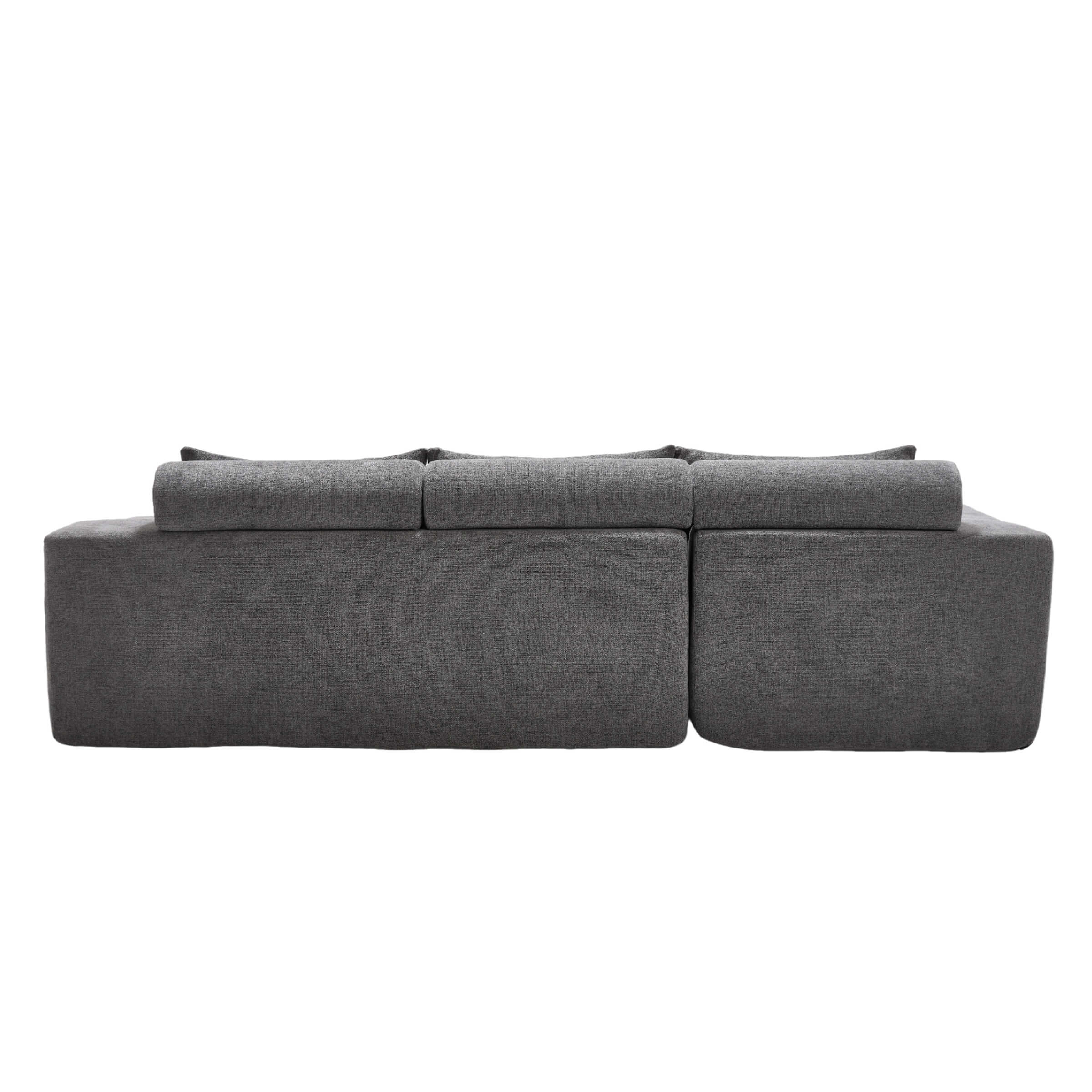 ROCITY Chenille Cloud Couch L-Shaped Sofa with Left Chaise - XXX20SF