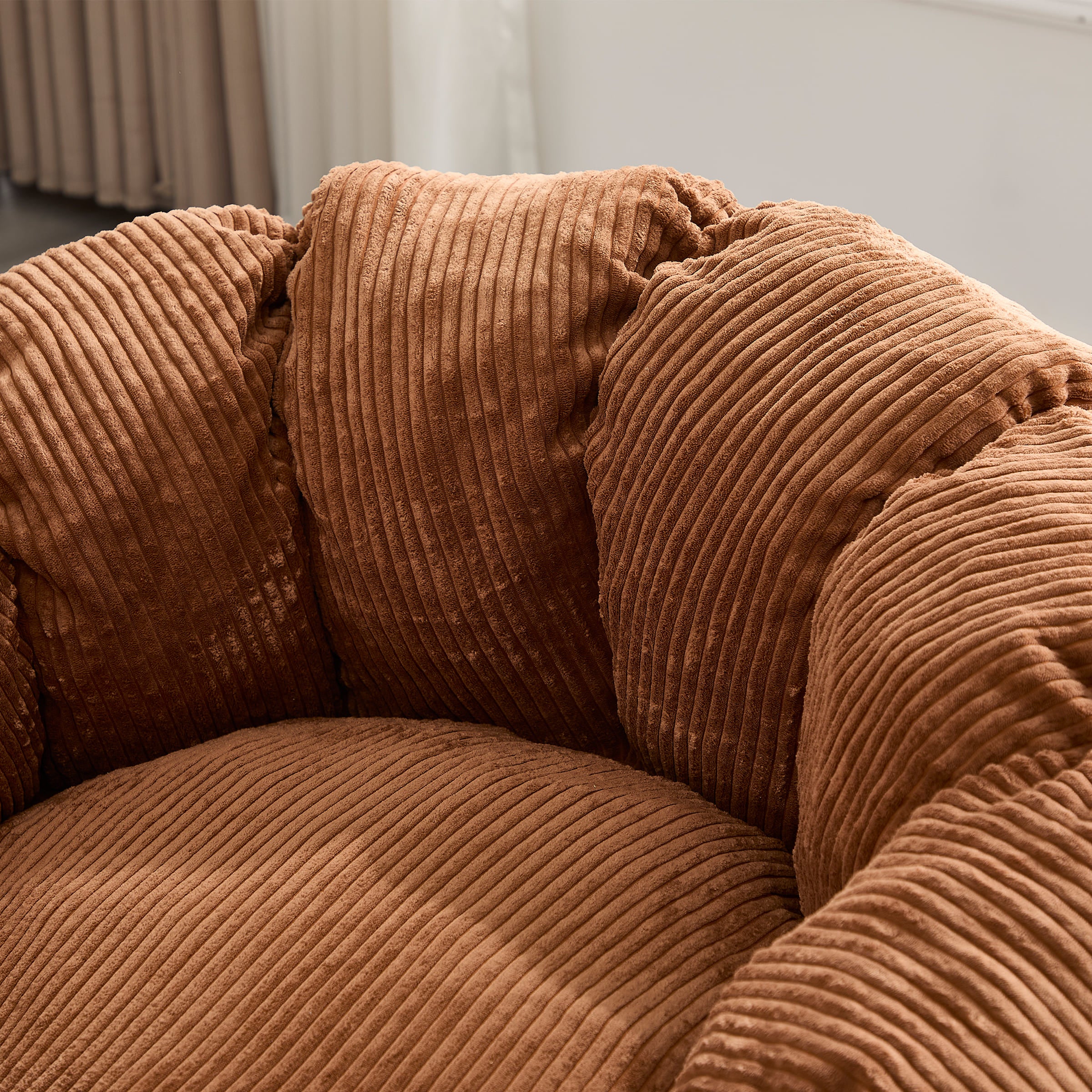 ROCITY Corduroy Bean Bag Chair Sofa - XXX22SF