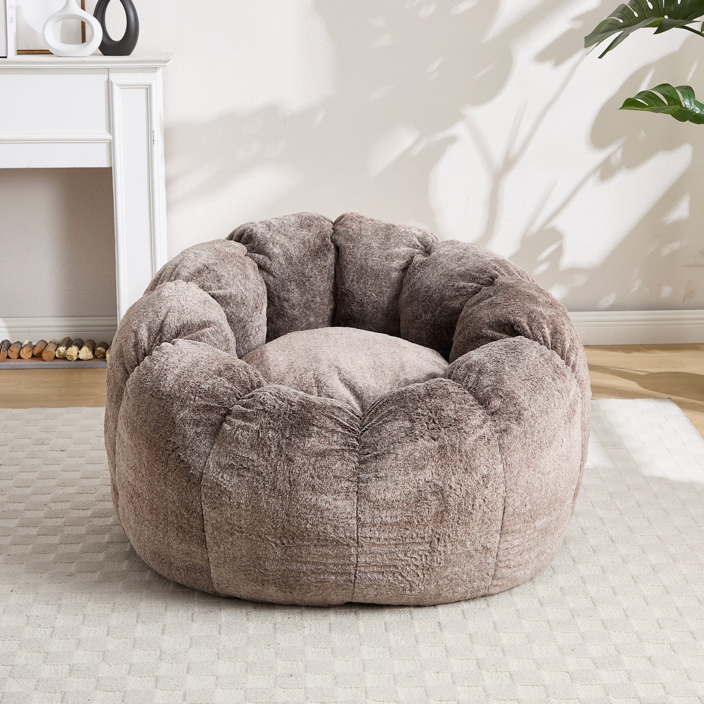 ROCITY Corduroy Bean Bag Chair Sofa - XXX22SF