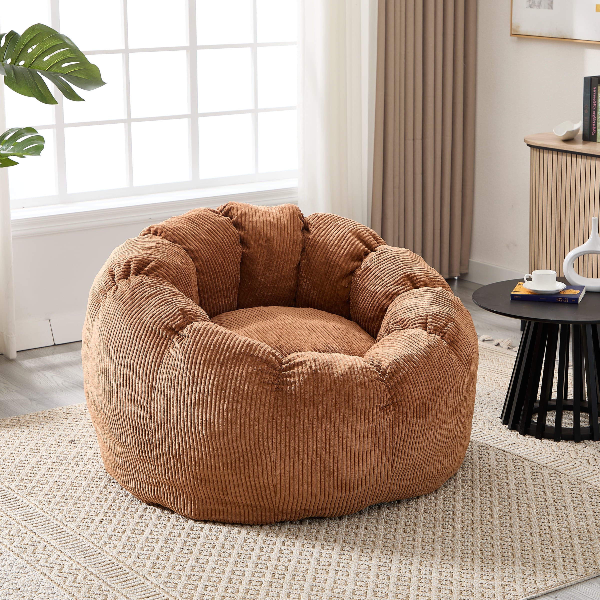 ROCITY Corduroy Bean Bag Chair Sofa - XXX22SF