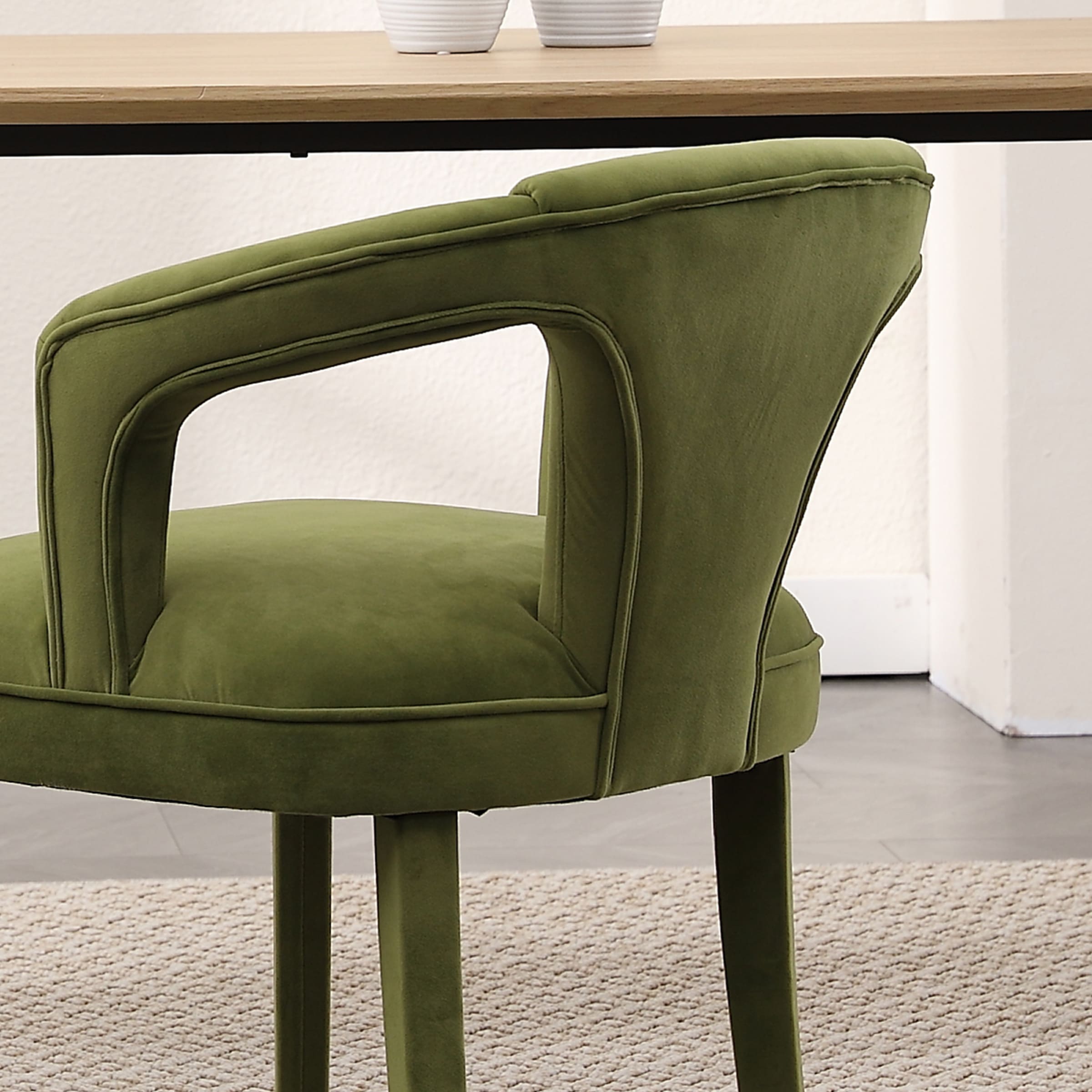 ZH4YOU Barrel Back Dining Room Chairs Set of 2 - 10030DC