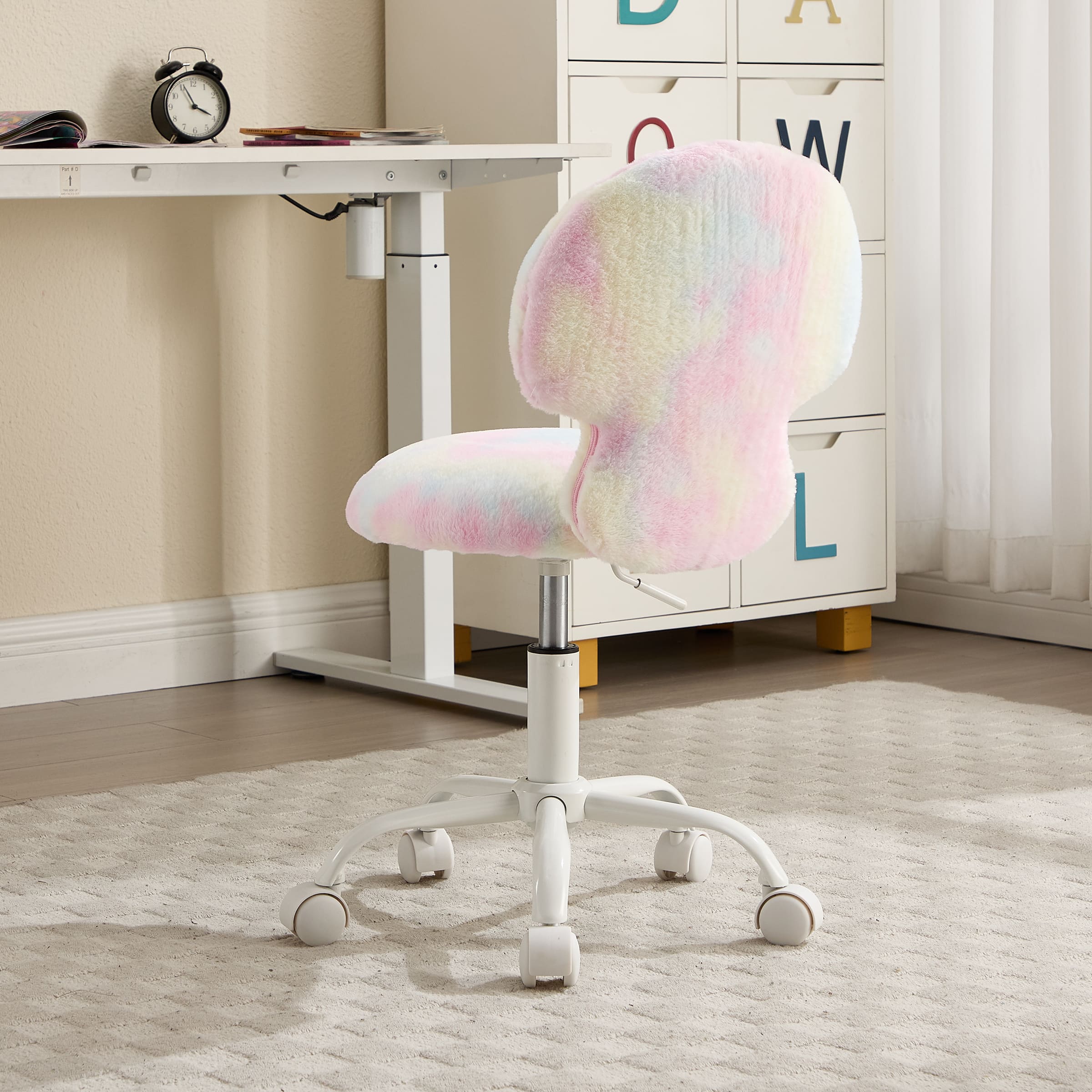 ROCITY Cute Mushroom Ear Backrest Kids Desk Chairs - 4009KC