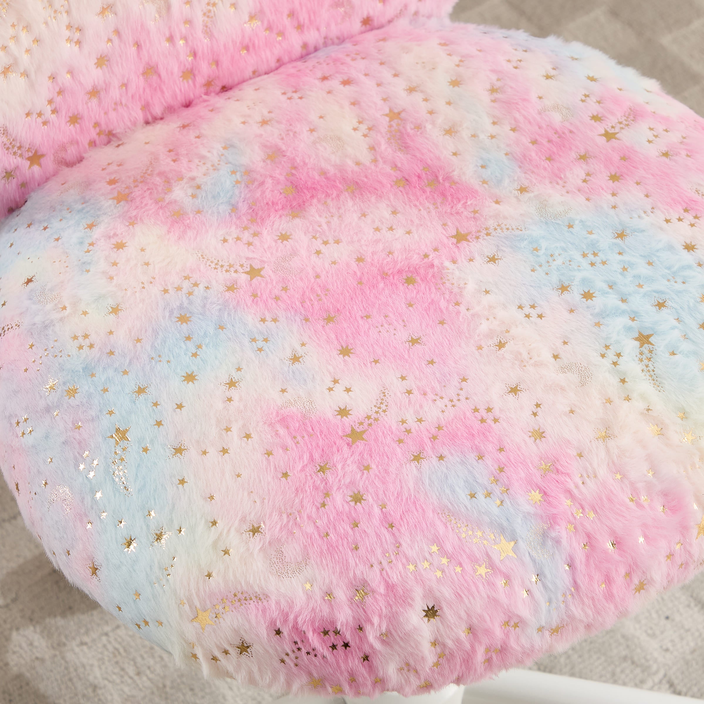 ROCITY Cute Bunny Ear Backrest Kids Desk Chairs - 4001KC