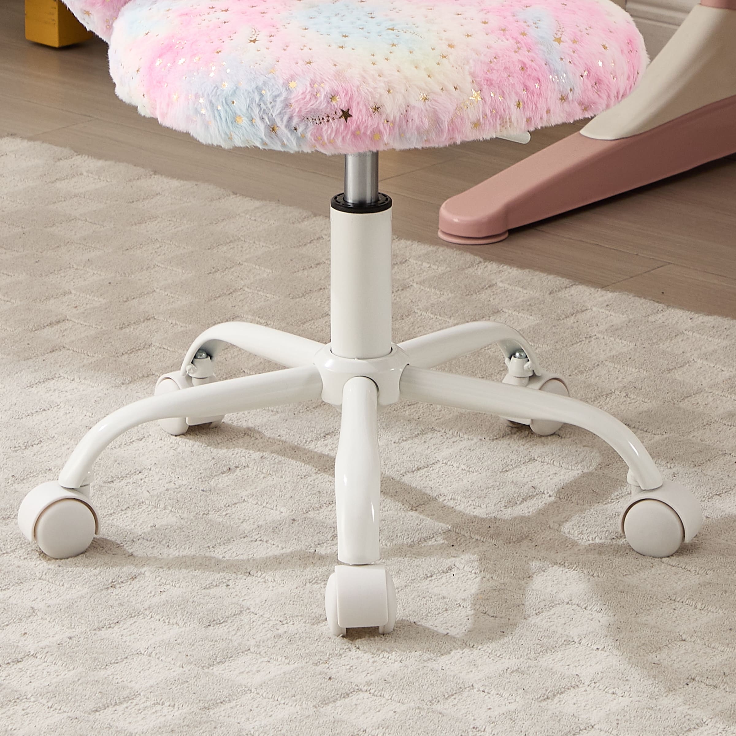 ROCITY Cute Bunny Ear Backrest Kids Desk Chairs - 4001KC