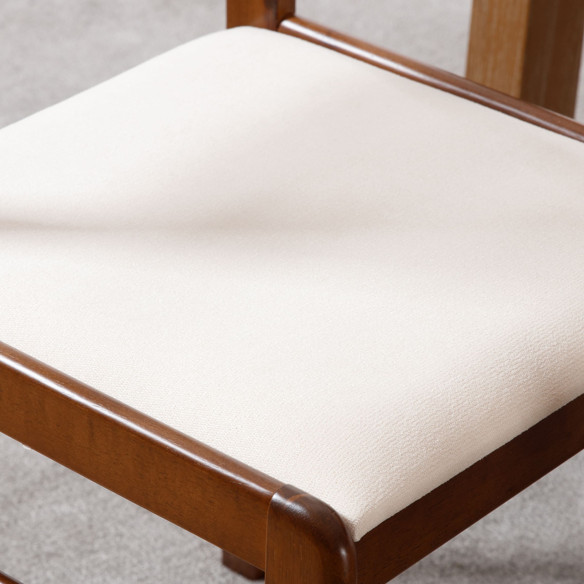 ROCITY Farmhouse Armless Wooden Dining Chairs Set of 2 - 4112DC