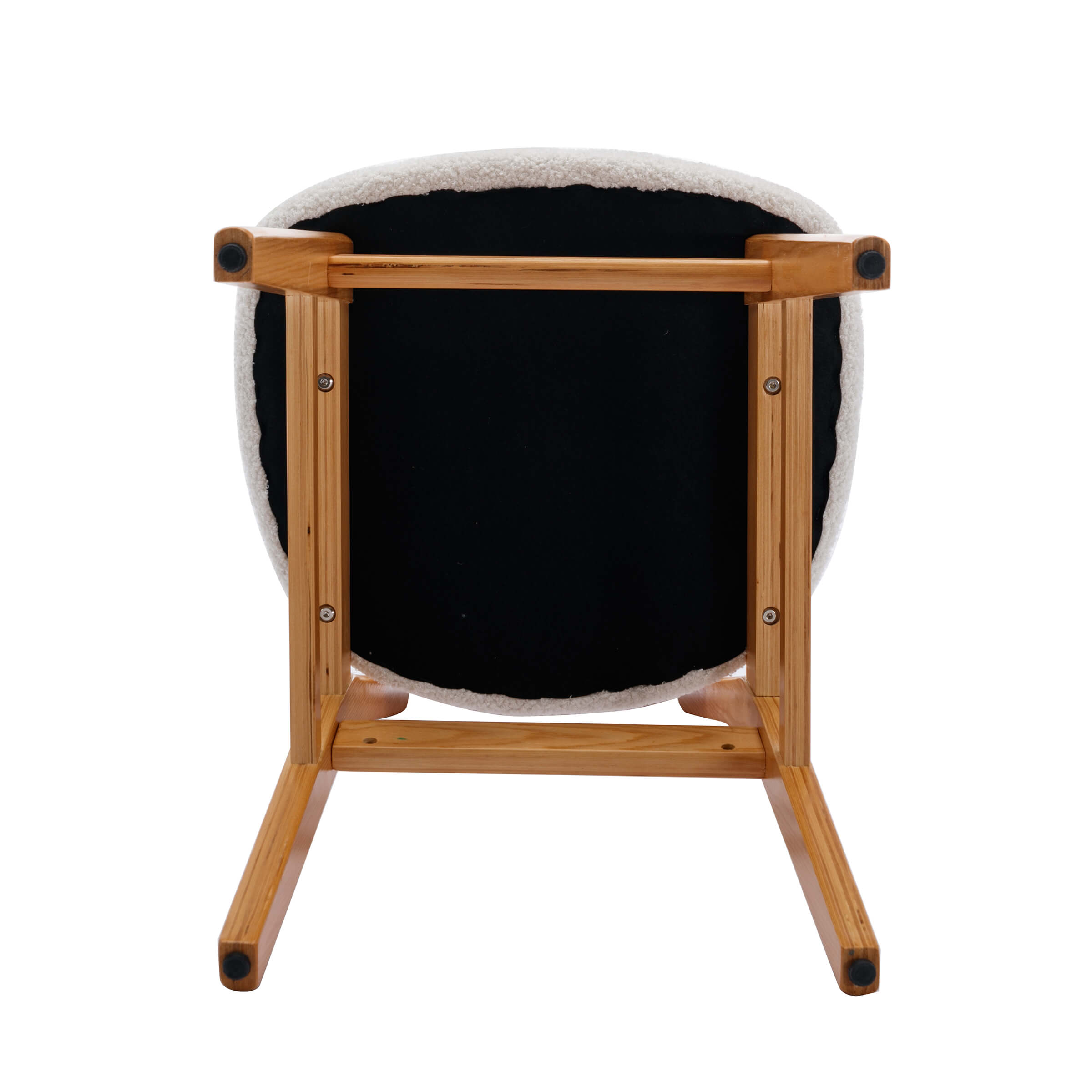 ROCITY Farmhouse Cane Back Dining Chairs Set of 2 - 8009DC