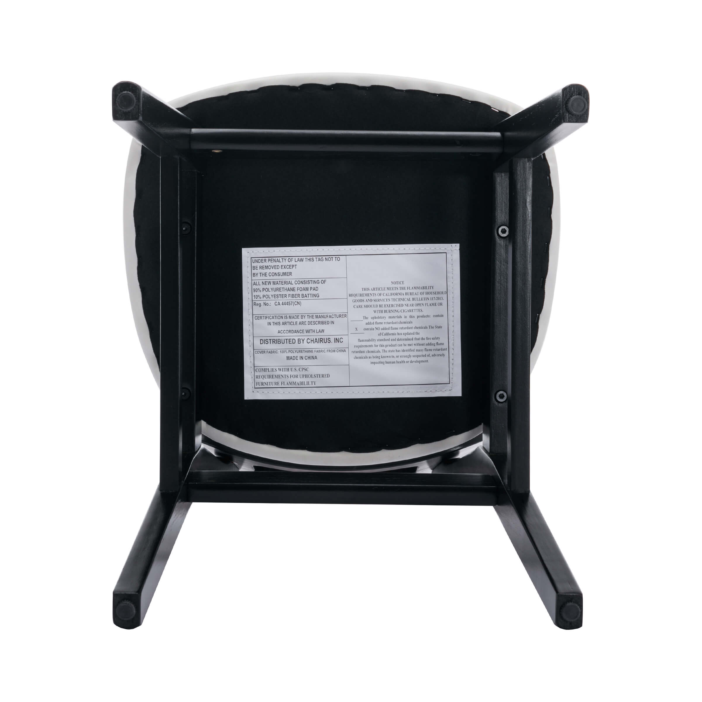 ROCITY Farmhouse Cane Back Dining Chairs Set of 2 - 8009DC