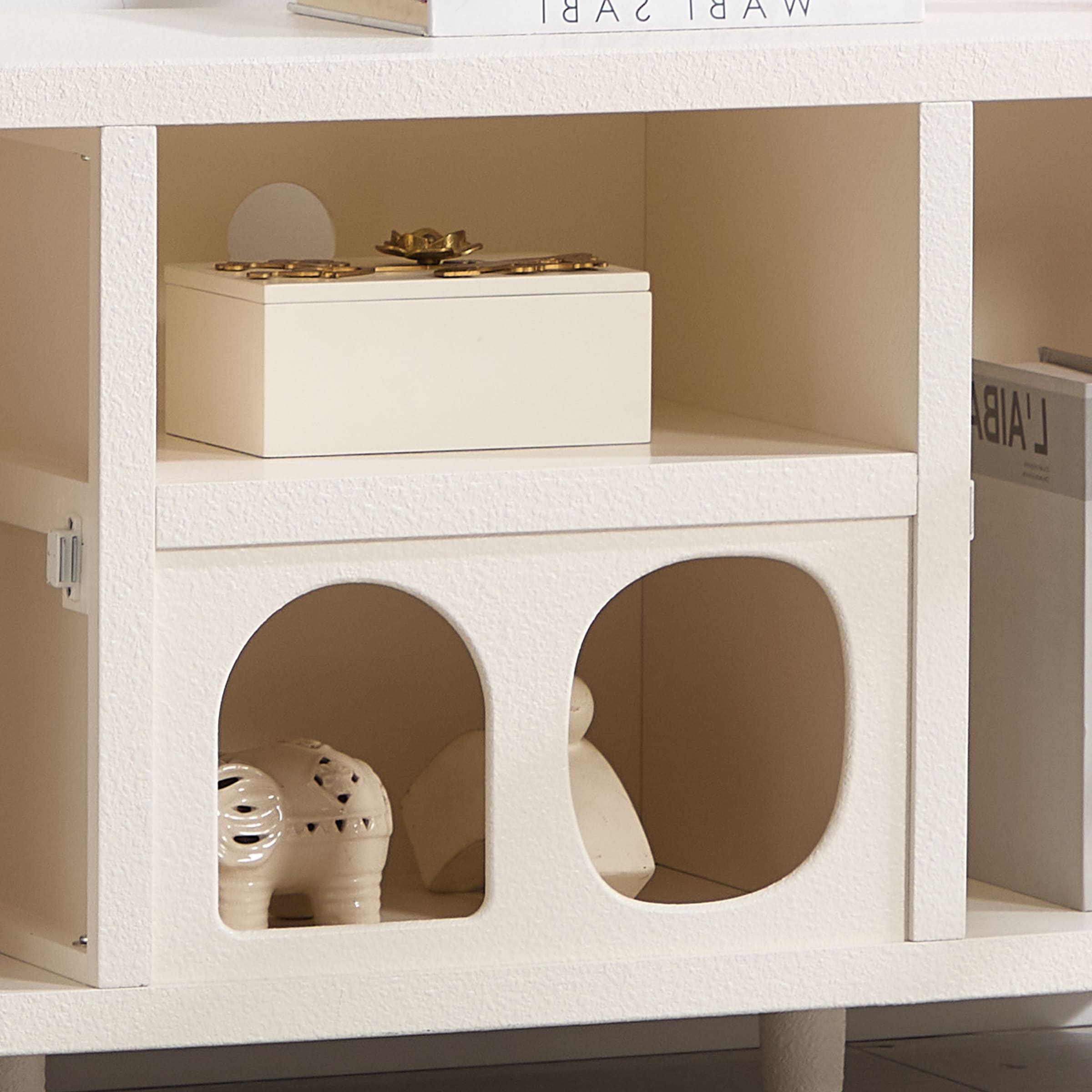 ROCITY Hollow Display Cabinet with Irregular Door - 41538&41539CB