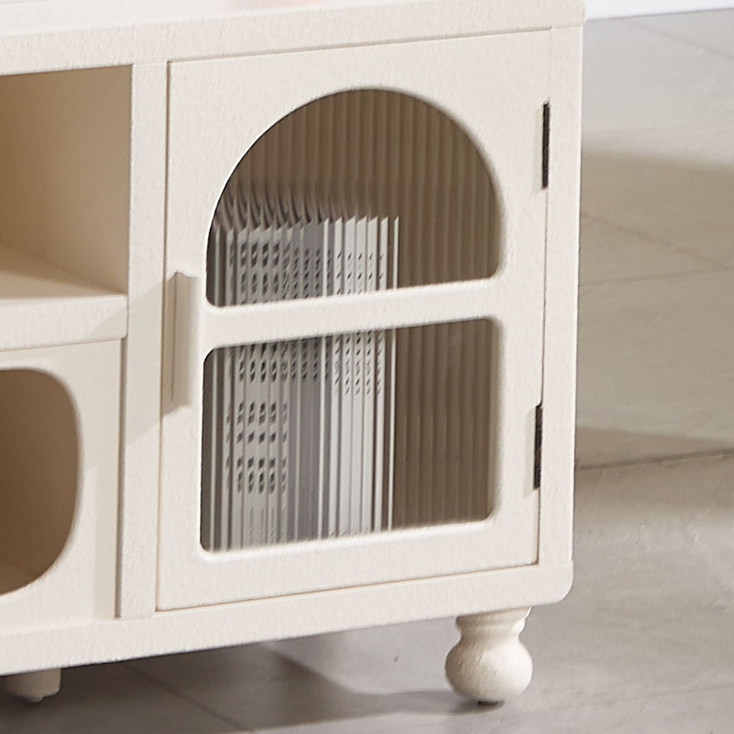 ROCITY Hollow Display Cabinet with Irregular Door - 41538&41539CB