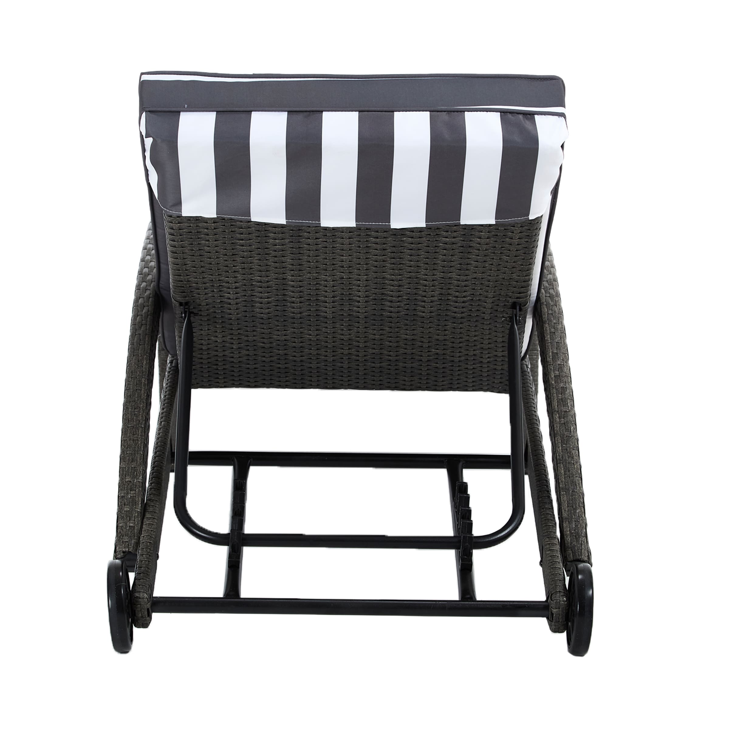 ROCITY Lounge Outdoor Chairs with Wheels Set of 2 - 2401RO