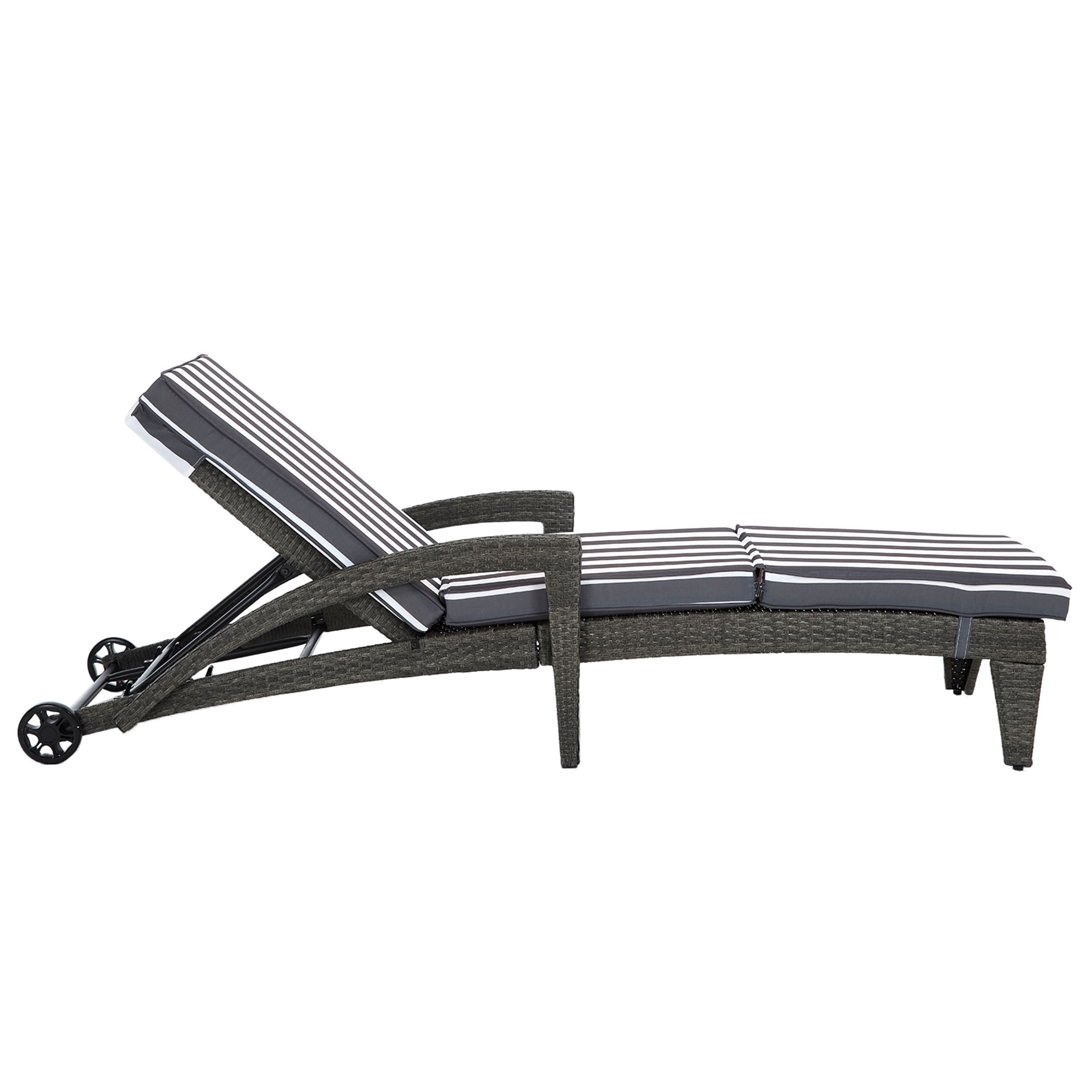 ROCITY Lounge Outdoor Chairs with Wheels Set of 2 - 2401RO