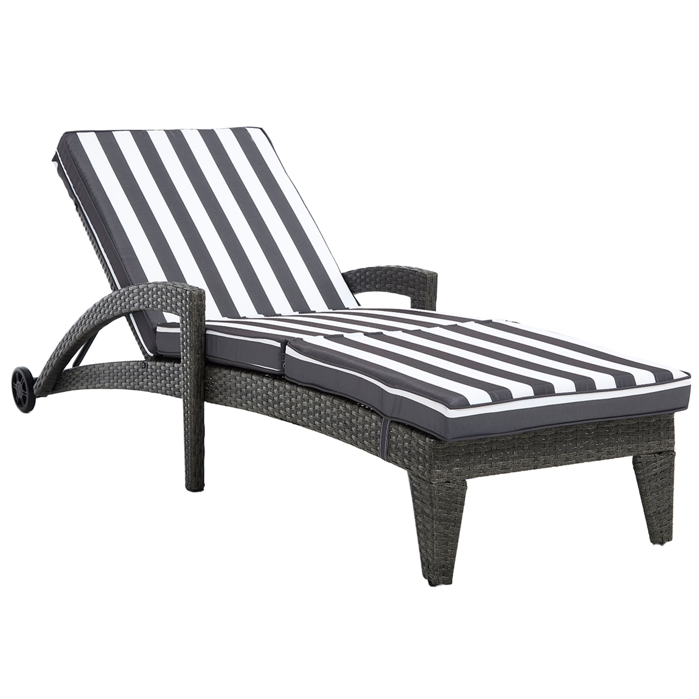 ROCITY Lounge Outdoor Chairs with Wheels Set of 2 - 2401RO