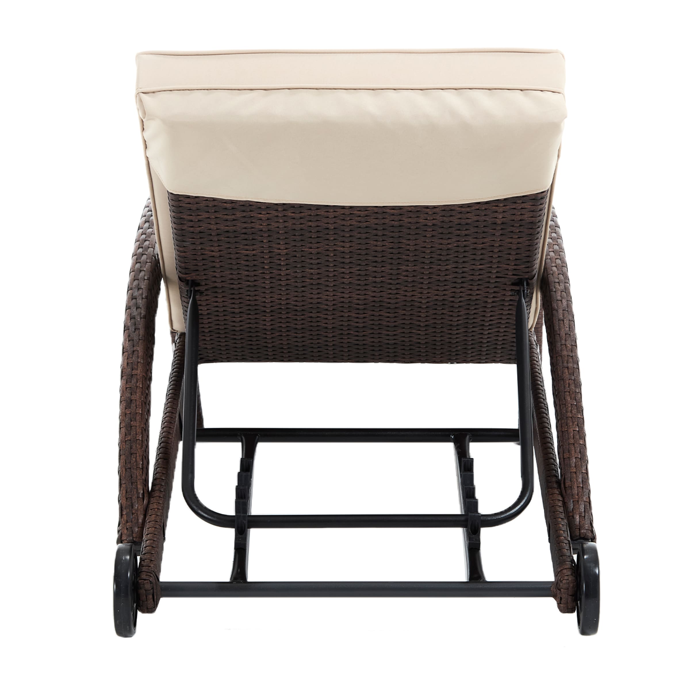 ROCITY Lounge Outdoor Chairs with Wheels Set of 2 - 2401RO