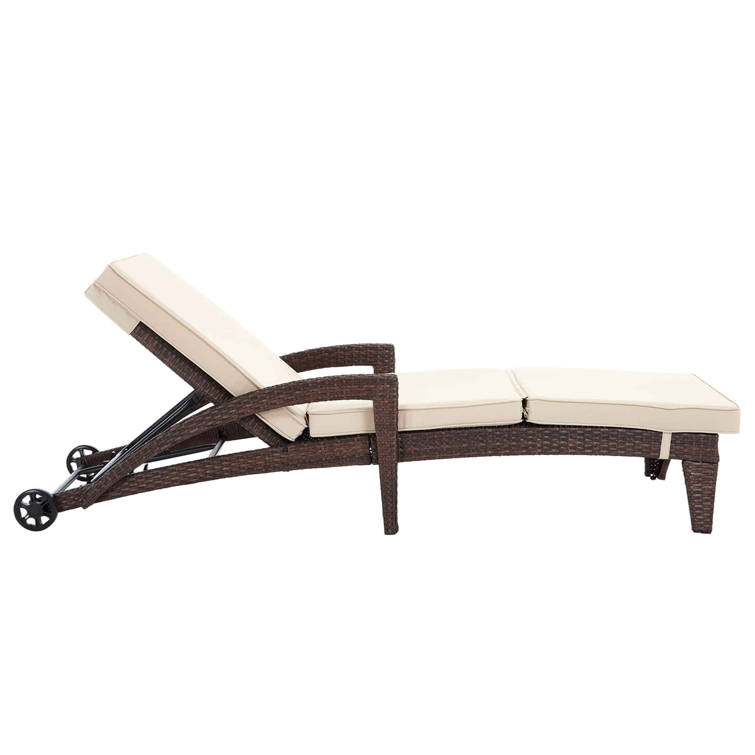 ROCITY Lounge Outdoor Chairs with Wheels Set of 2 - 2401RO