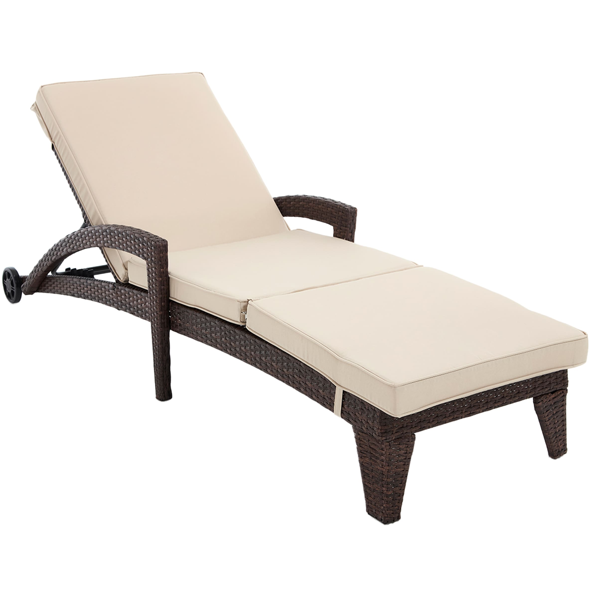 ROCITY Lounge Outdoor Chairs with Wheels Set of 2 - 2401RO