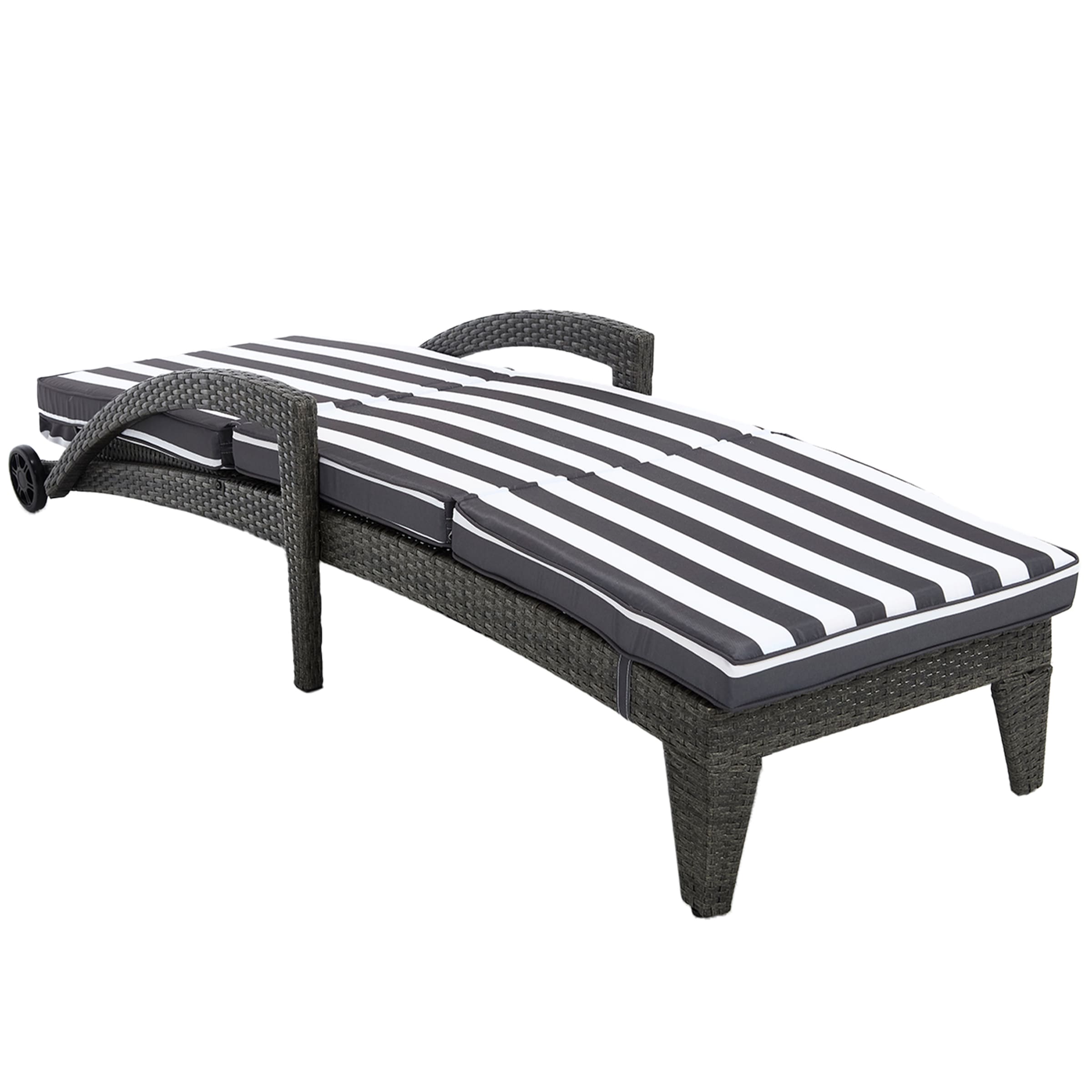 ROCITY Lounge Outdoor Chairs with Wheels Set of 2 - 2401RO