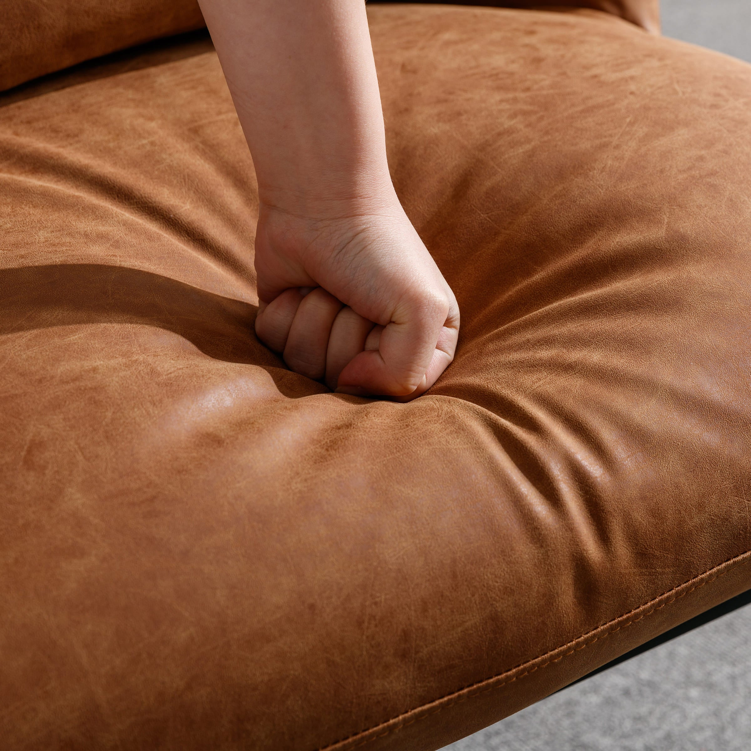 ROCITY Modern Accent Chair with Lumbar Pillow 1 PCS -19040AC