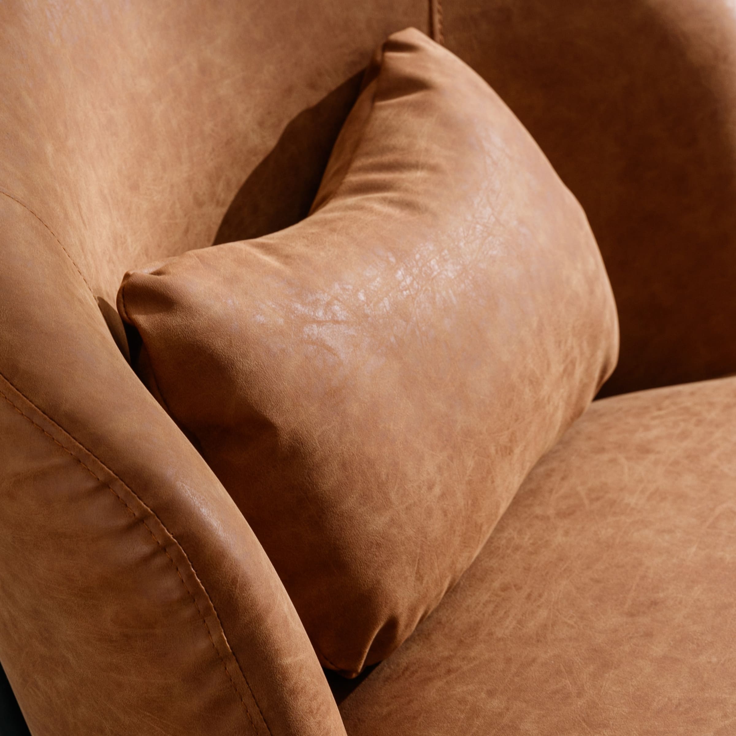 ROCITY Modern Accent Chair with Lumbar Pillow 1 PCS -19040AC