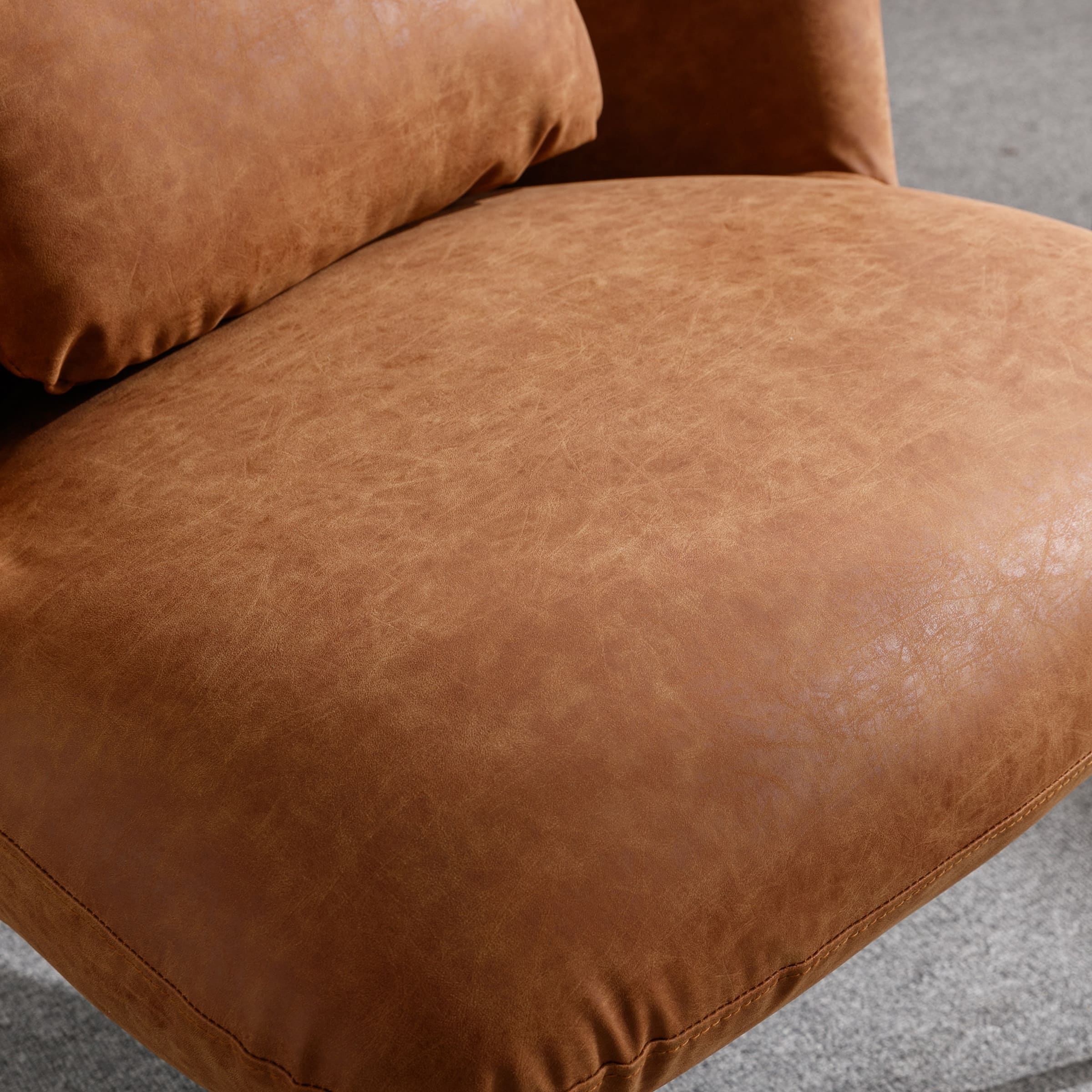 ROCITY Modern Accent Chair with Lumbar Pillow 1 PCS -19040AC