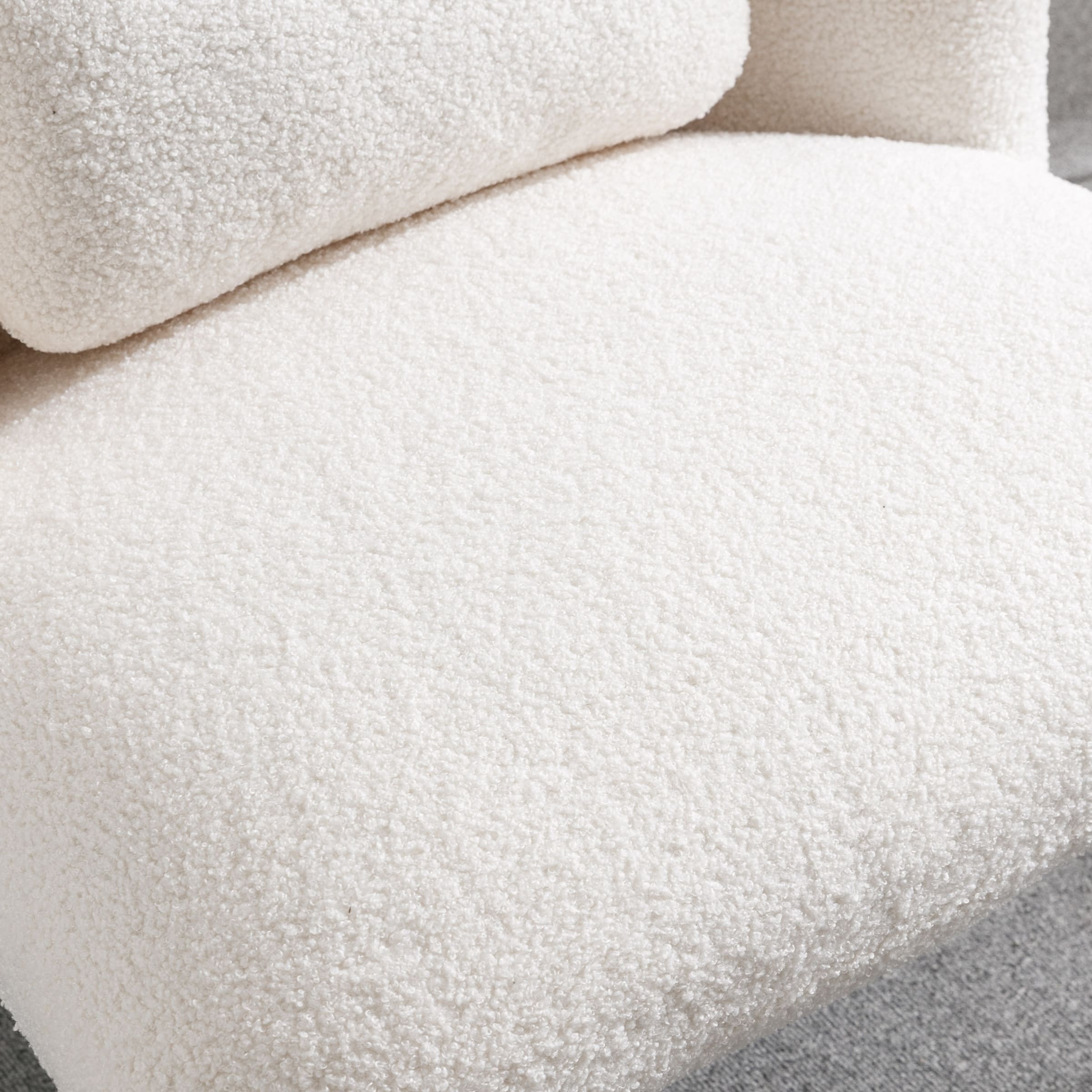 ROCITY Modern Accent Chair with Lumbar Pillow 1 PCS -19040AC