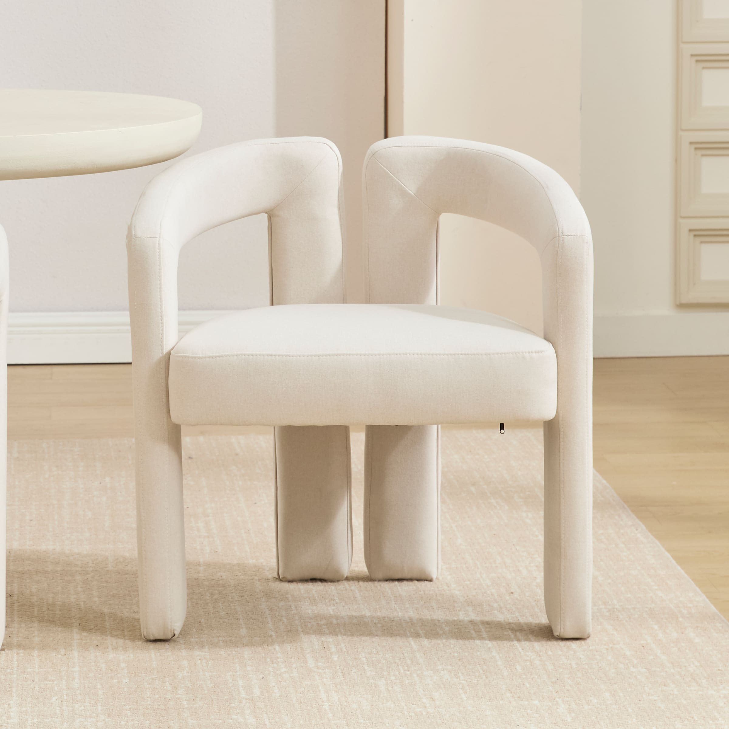 ROCITY Modern Barrel Dining Chair 1 PCS - 10068DC