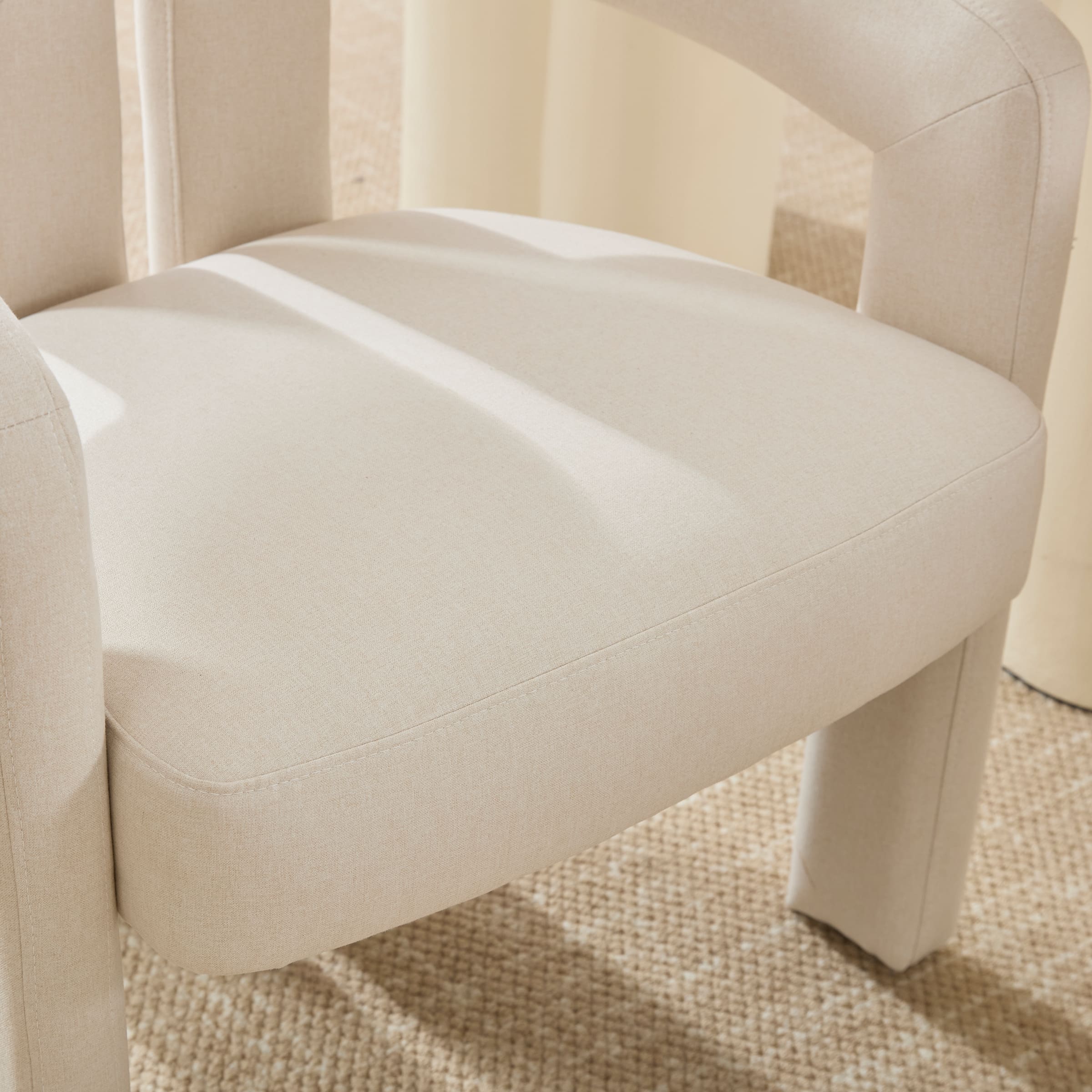 ROCITY Modern Barrel Dining Chair 1 PCS - 10068DC