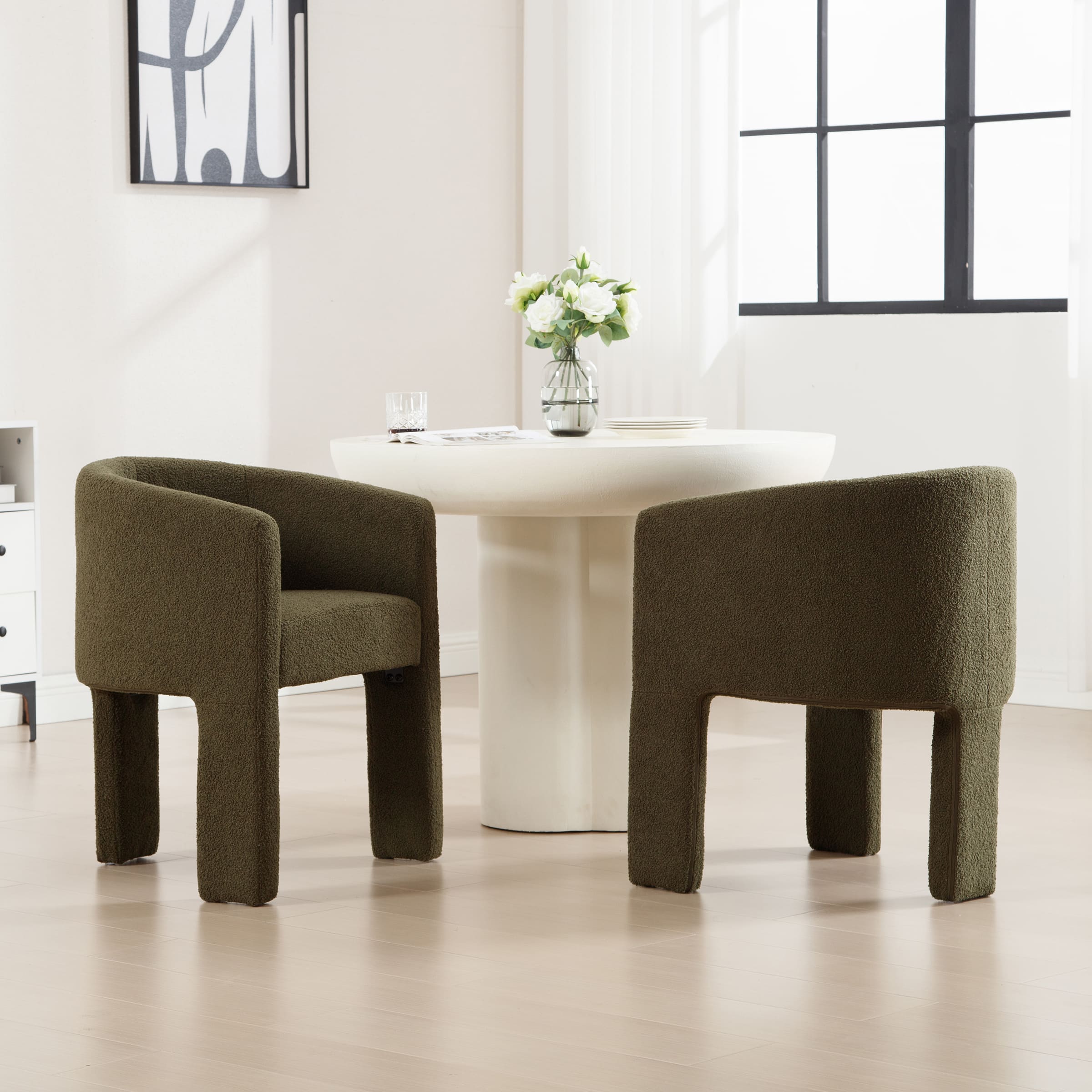 CIMOTA Modern Barrel Dining Chair 1 PCS - 55013DC