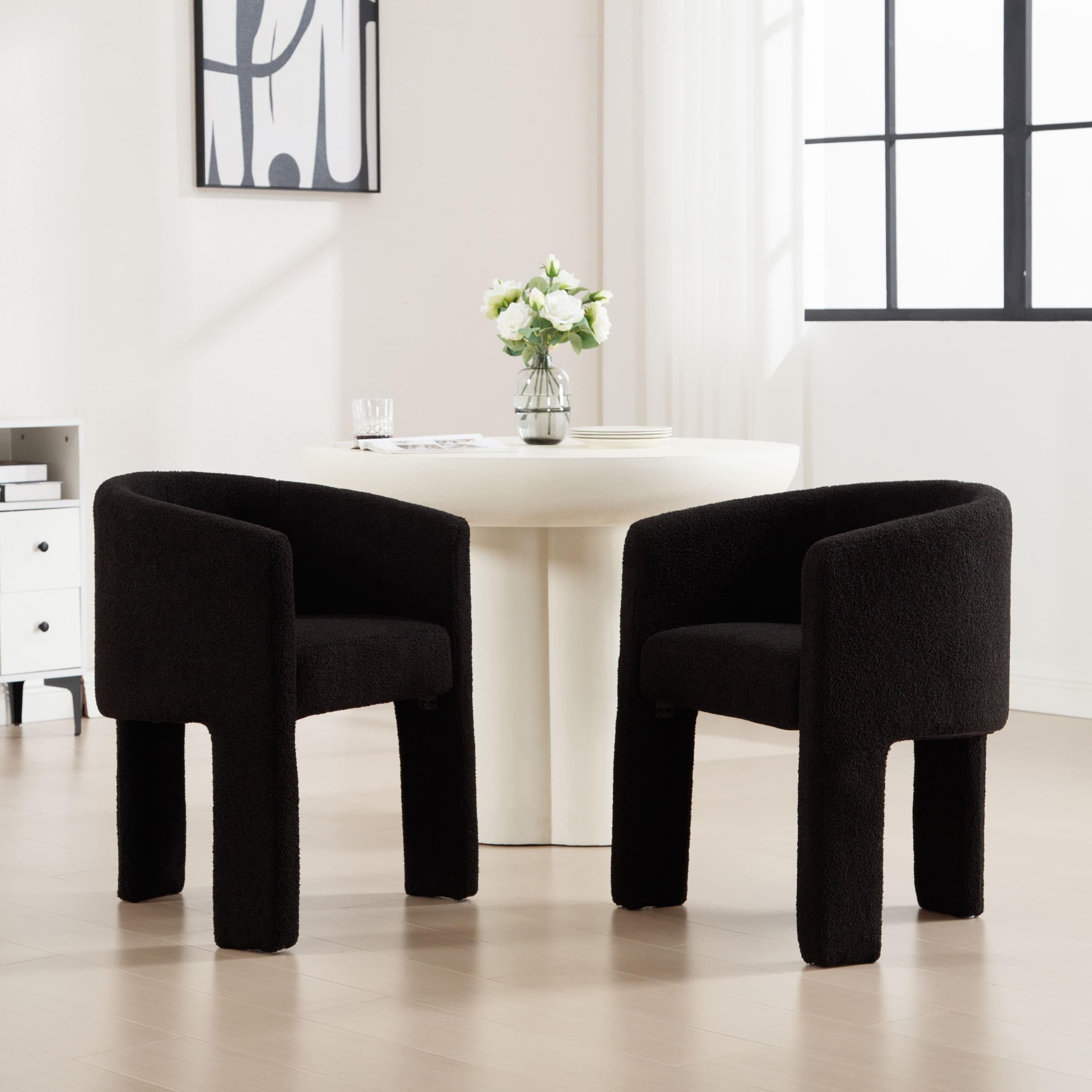 CIMOTA Modern Barrel Dining Chair 1 PCS - 55013DC