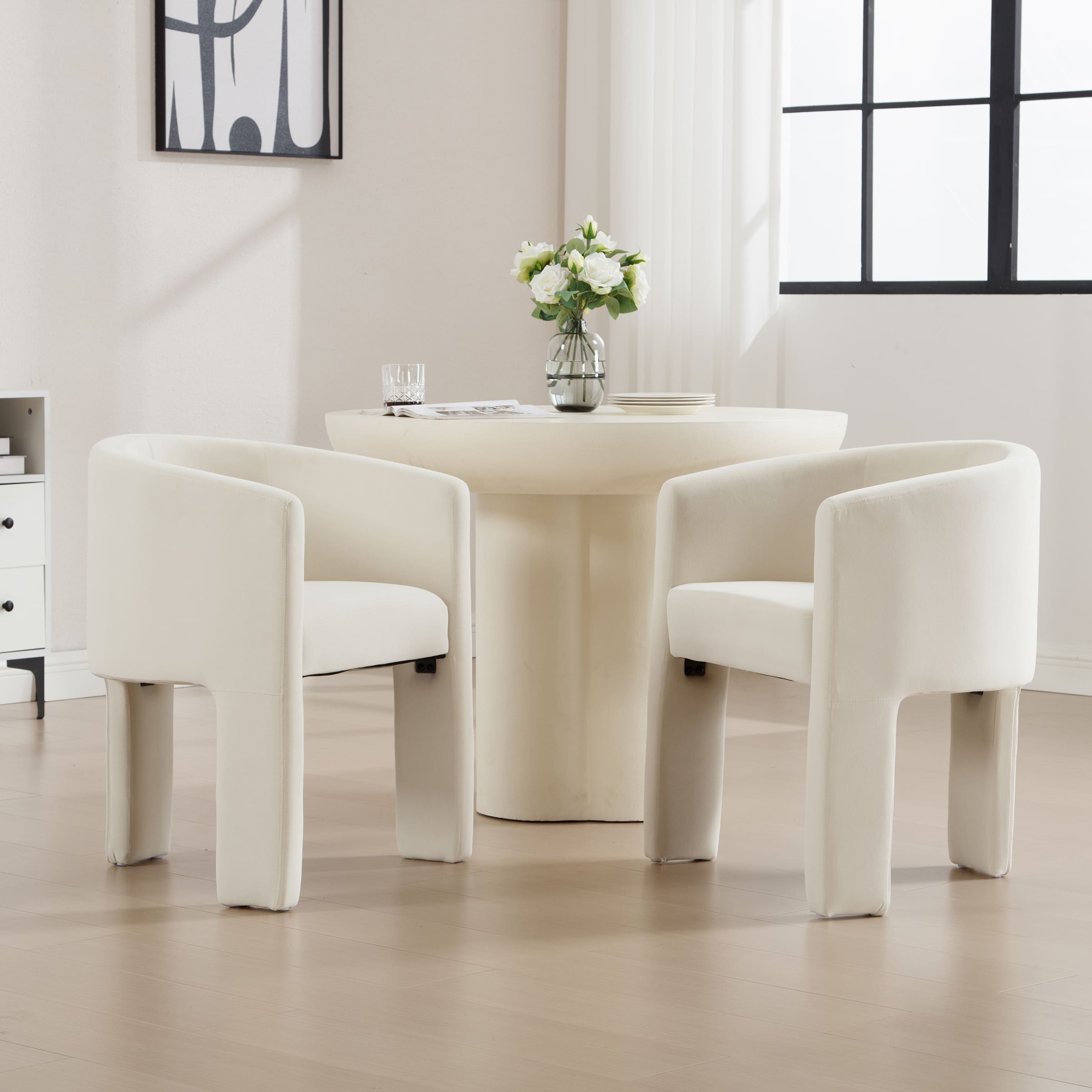CIMOTA Modern Barrel Dining Chair 1 PCS - 55013DC