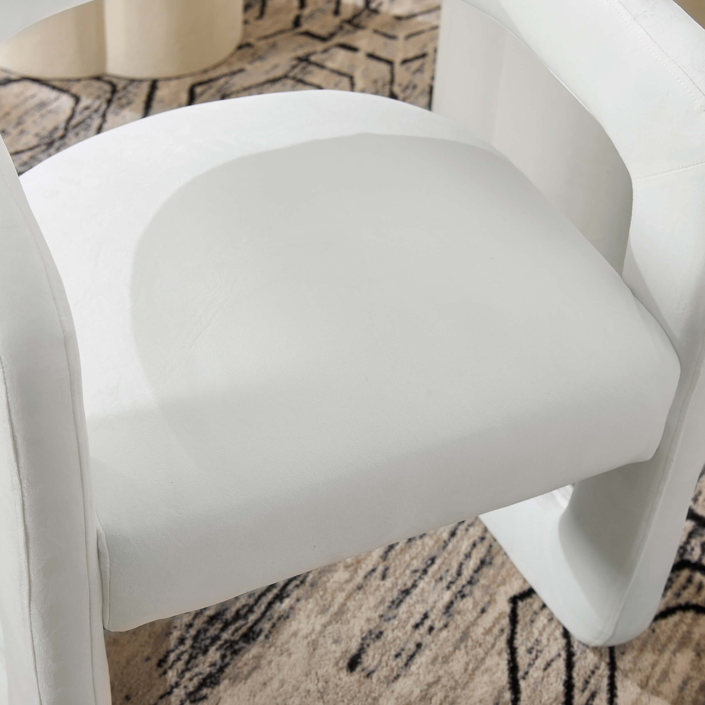 ROCITY Modern Barrel Dining Room Chair 1 PCS - 10063DC