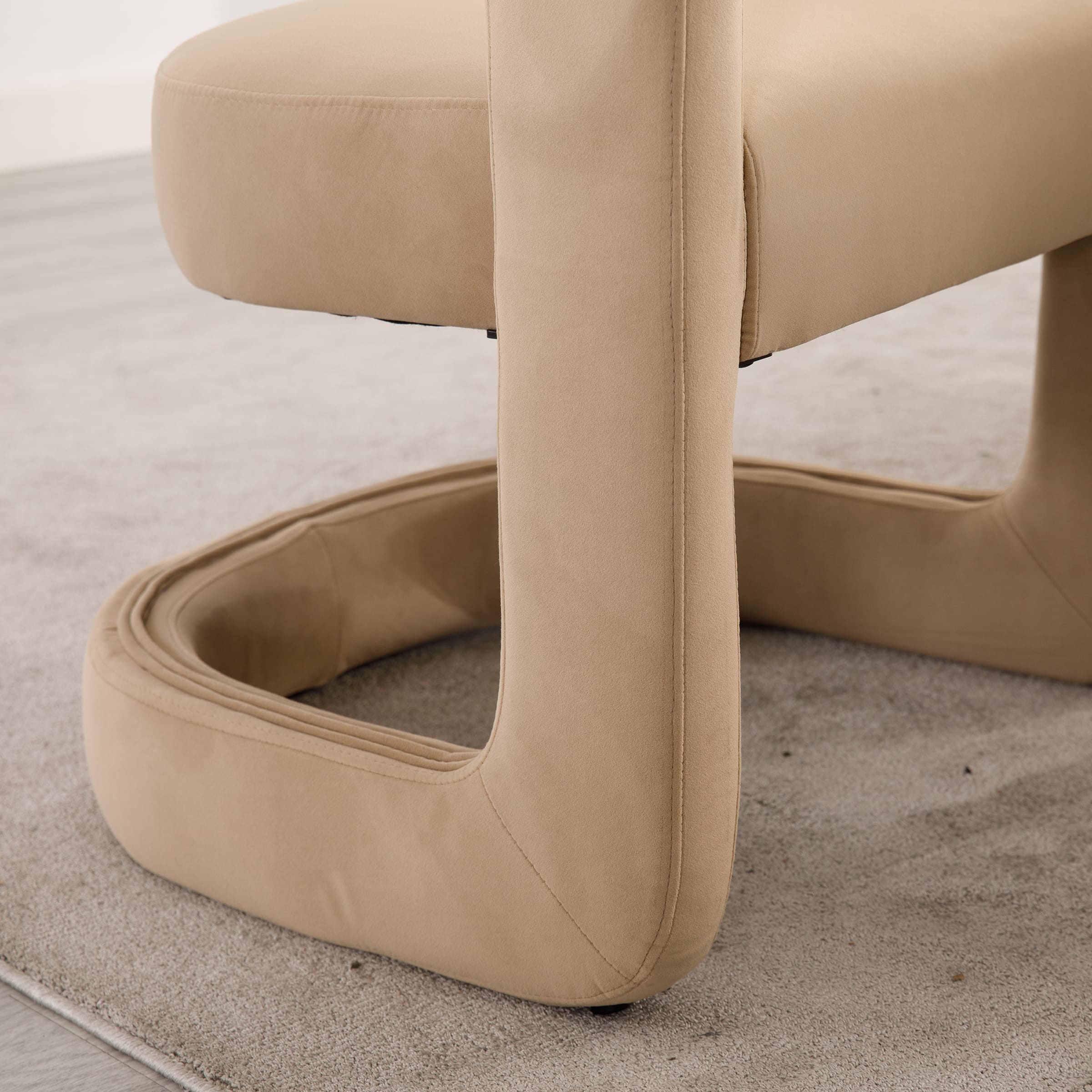 ROCITY Modern Barrel Dining Room Chair 1 PCS - 10063DC