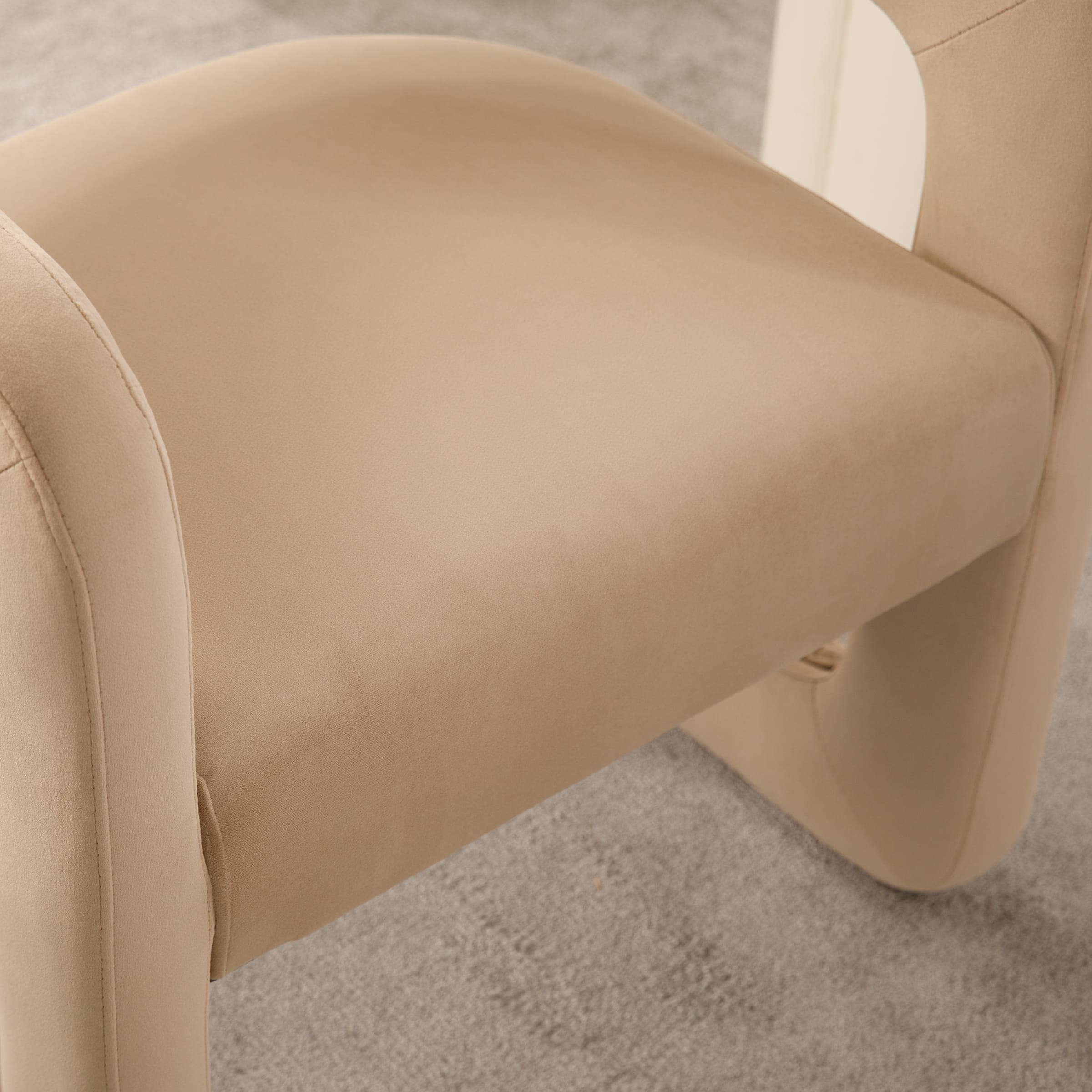 ROCITY Modern Barrel Dining Room Chair 1 PCS - 10063DC