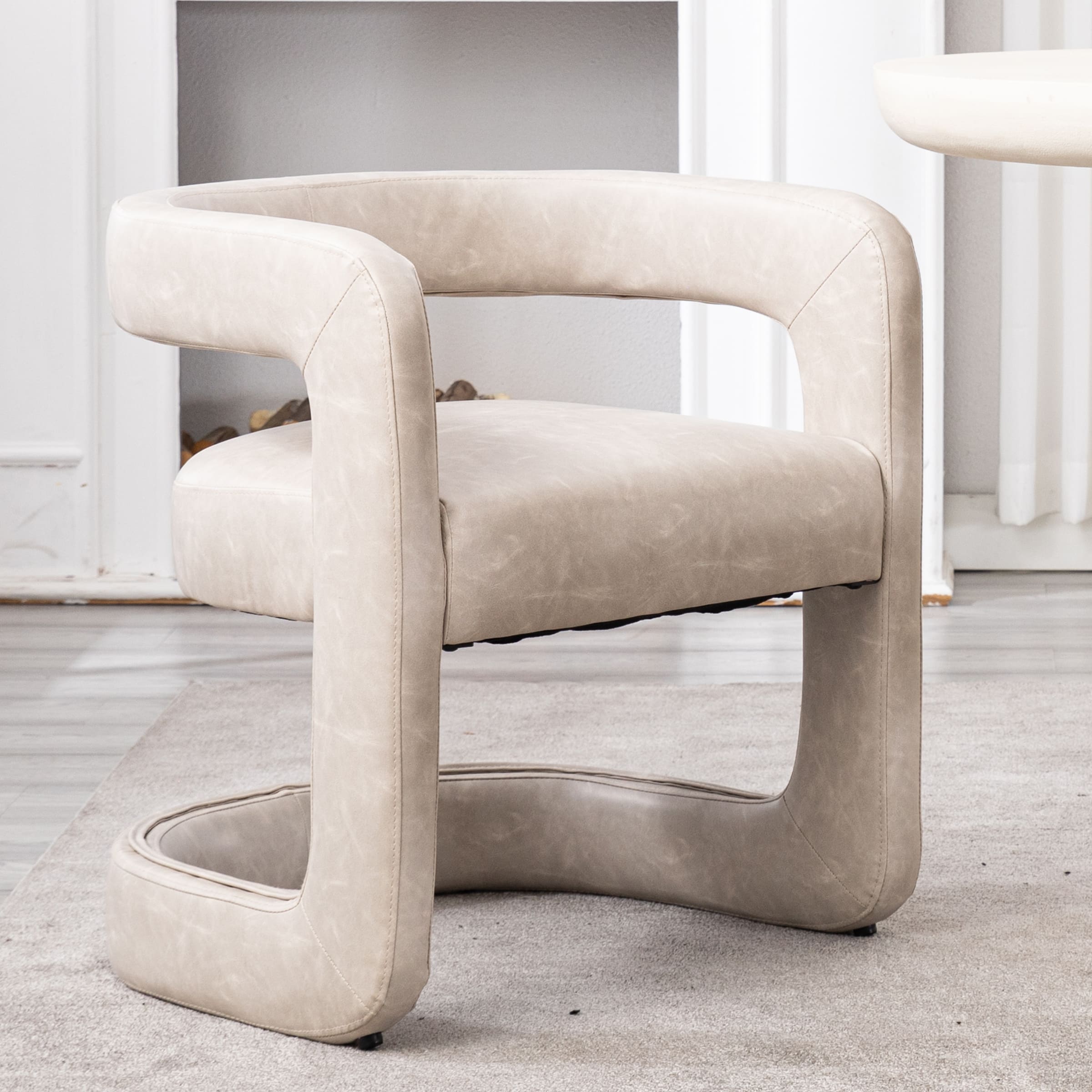 ROCITY Modern Barrel Dining Room Chair 1 PCS - 10063DC