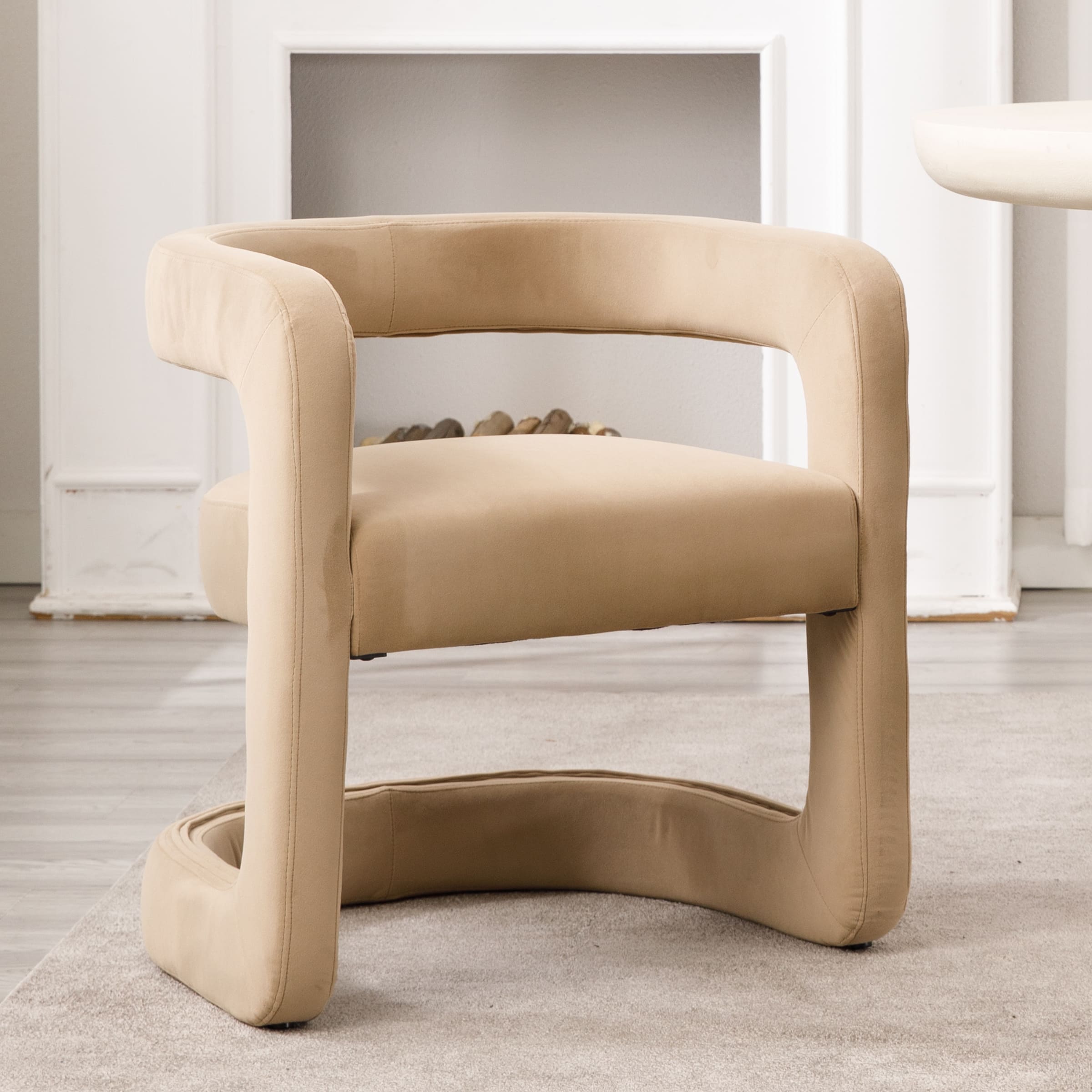 ROCITY Modern Barrel Dining Room Chair 1 PCS - 10063DC