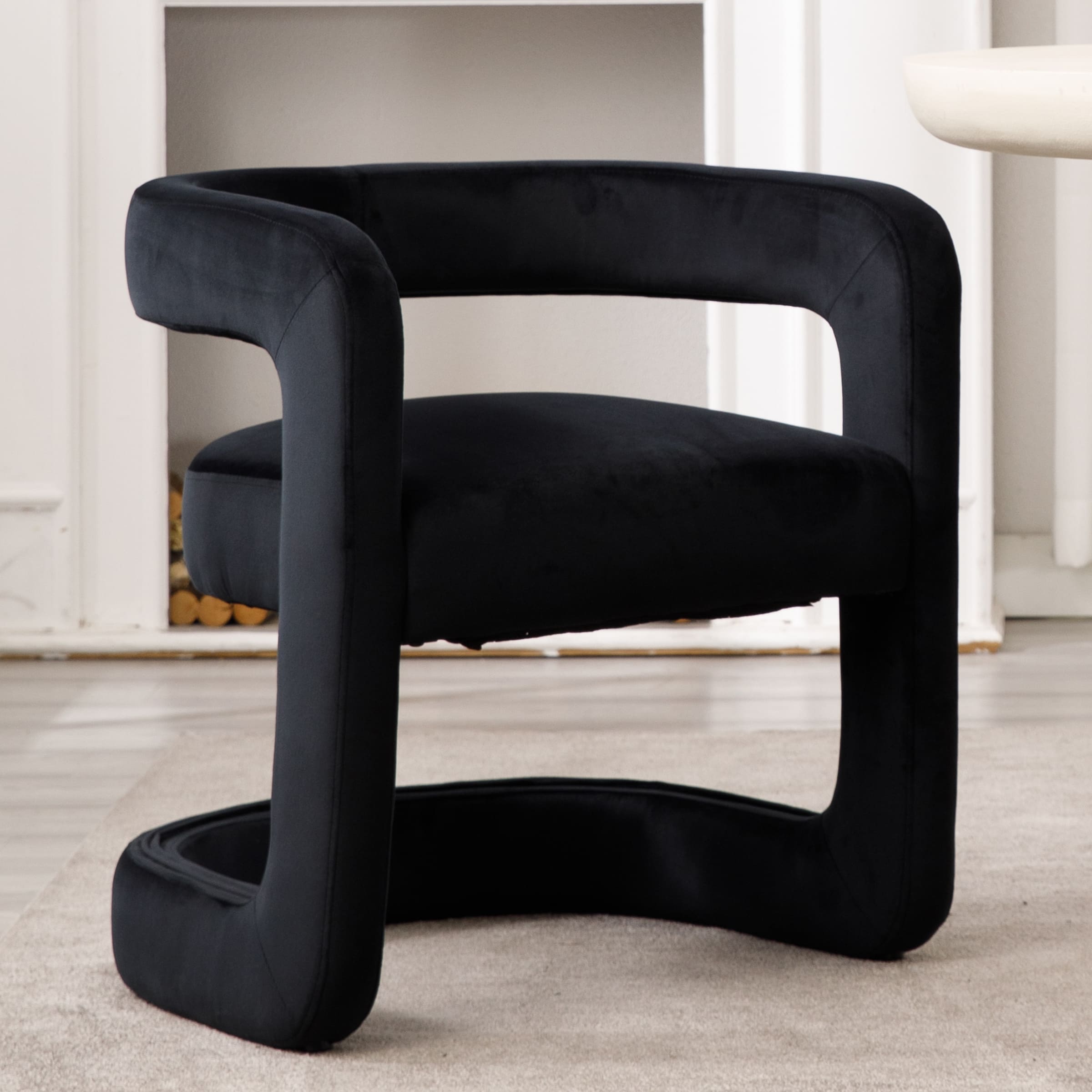 ROCITY Modern Barrel Dining Room Chair 1 PCS - 10063DC