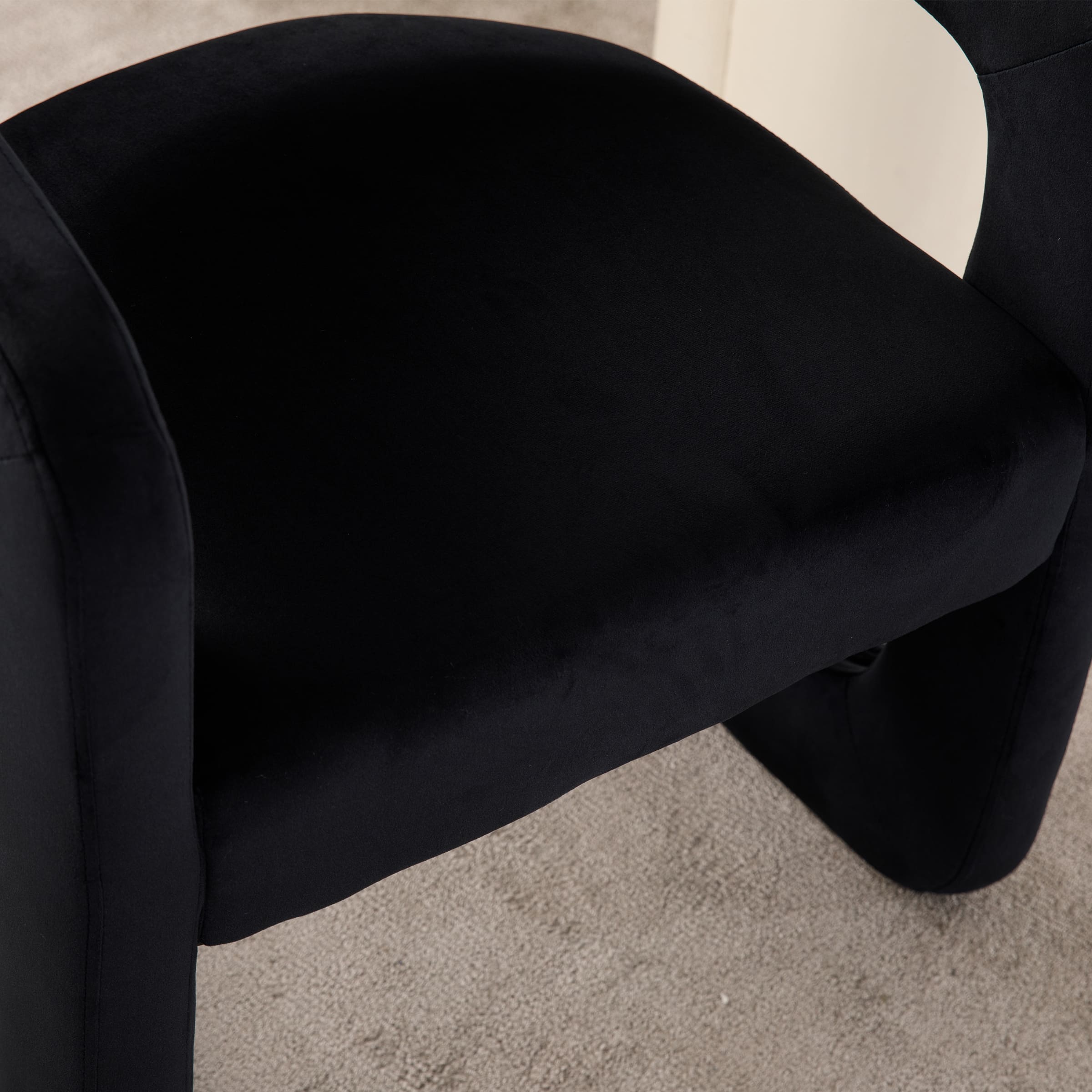 ROCITY Modern Barrel Dining Room Chair 1 PCS - 10063DC