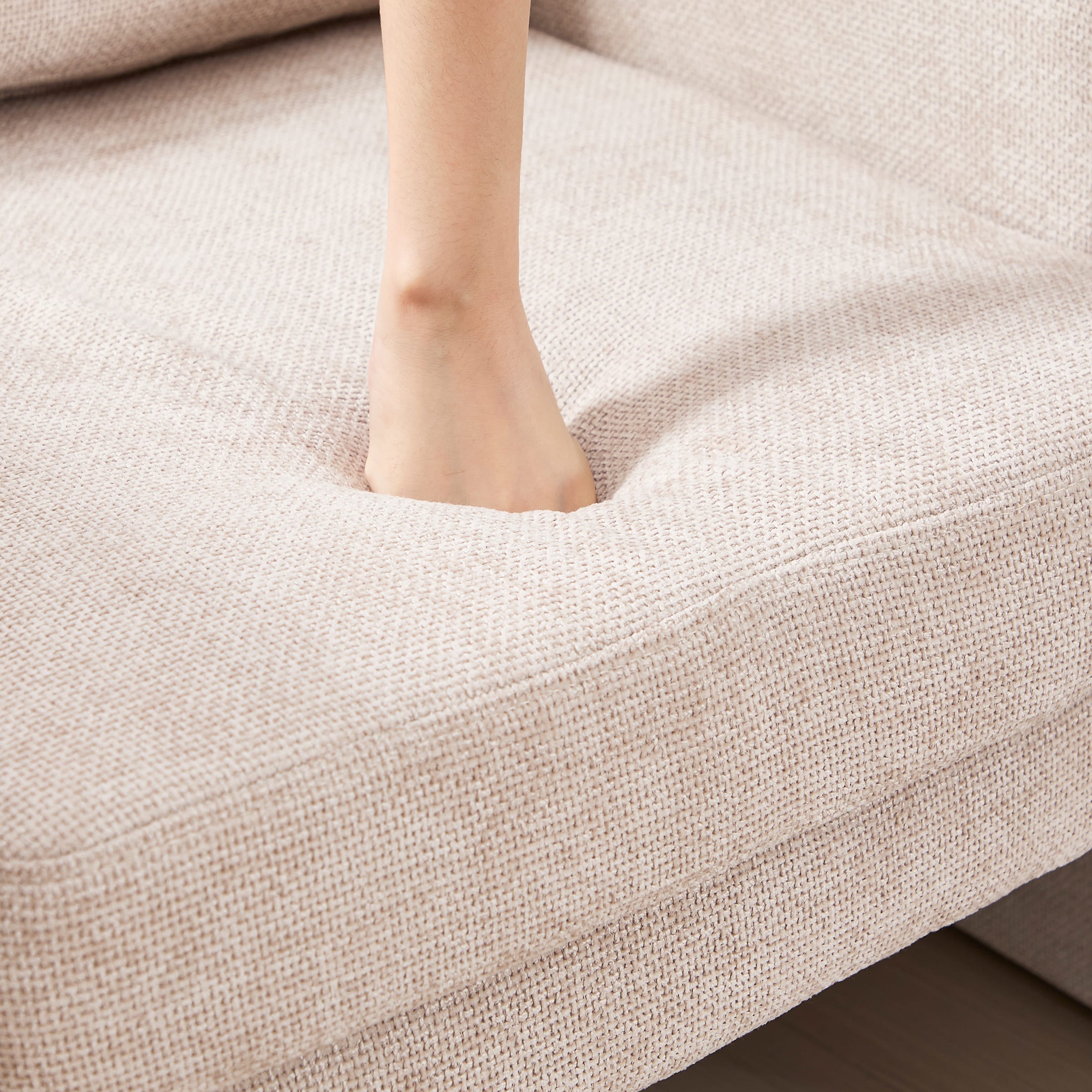 ROCITY Modern Chenille Upholstered Accent Armchair 1 PCS - 7103AC