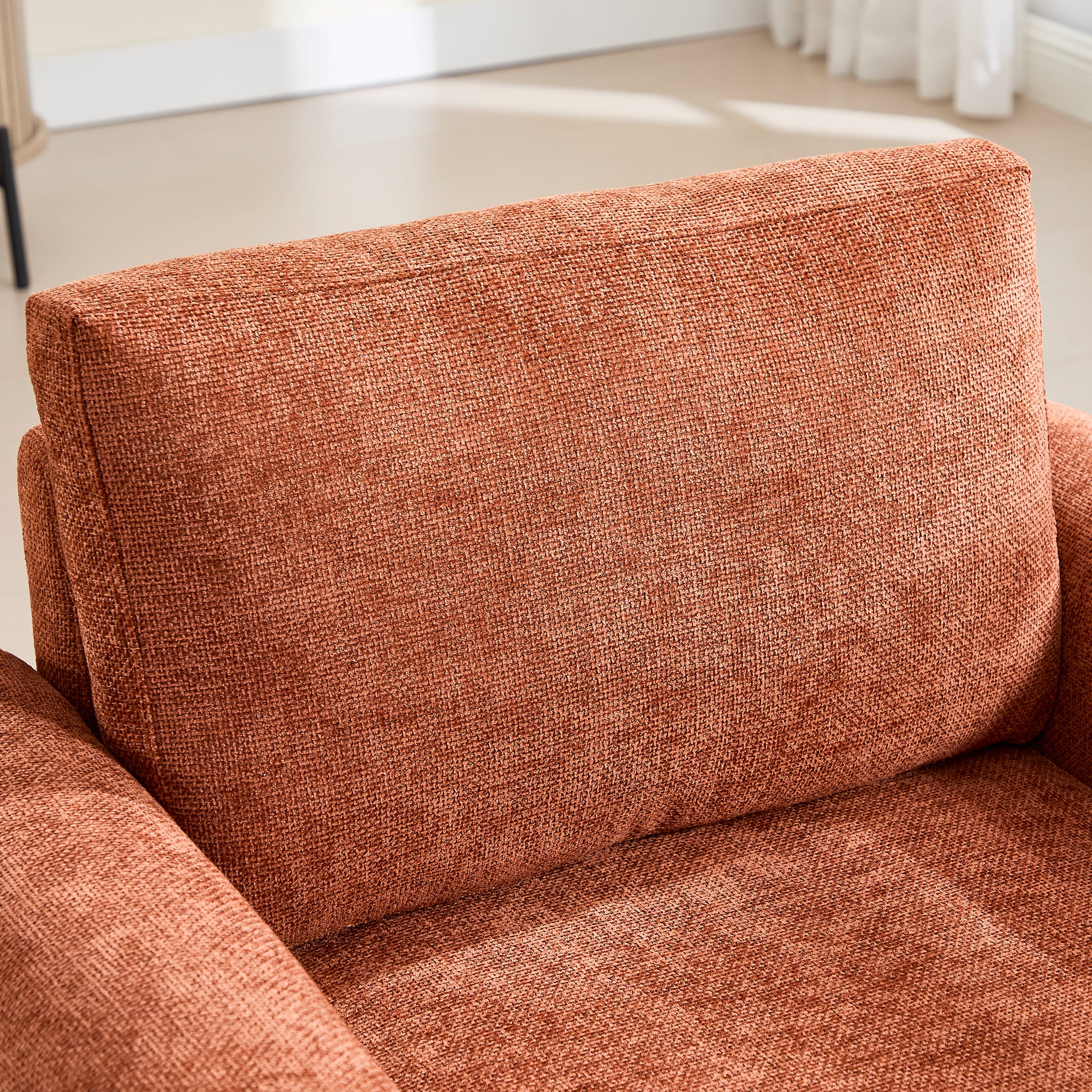 ROCITY Modern Chenille Upholstered Accent Armchair 1 PCS - 7103AC