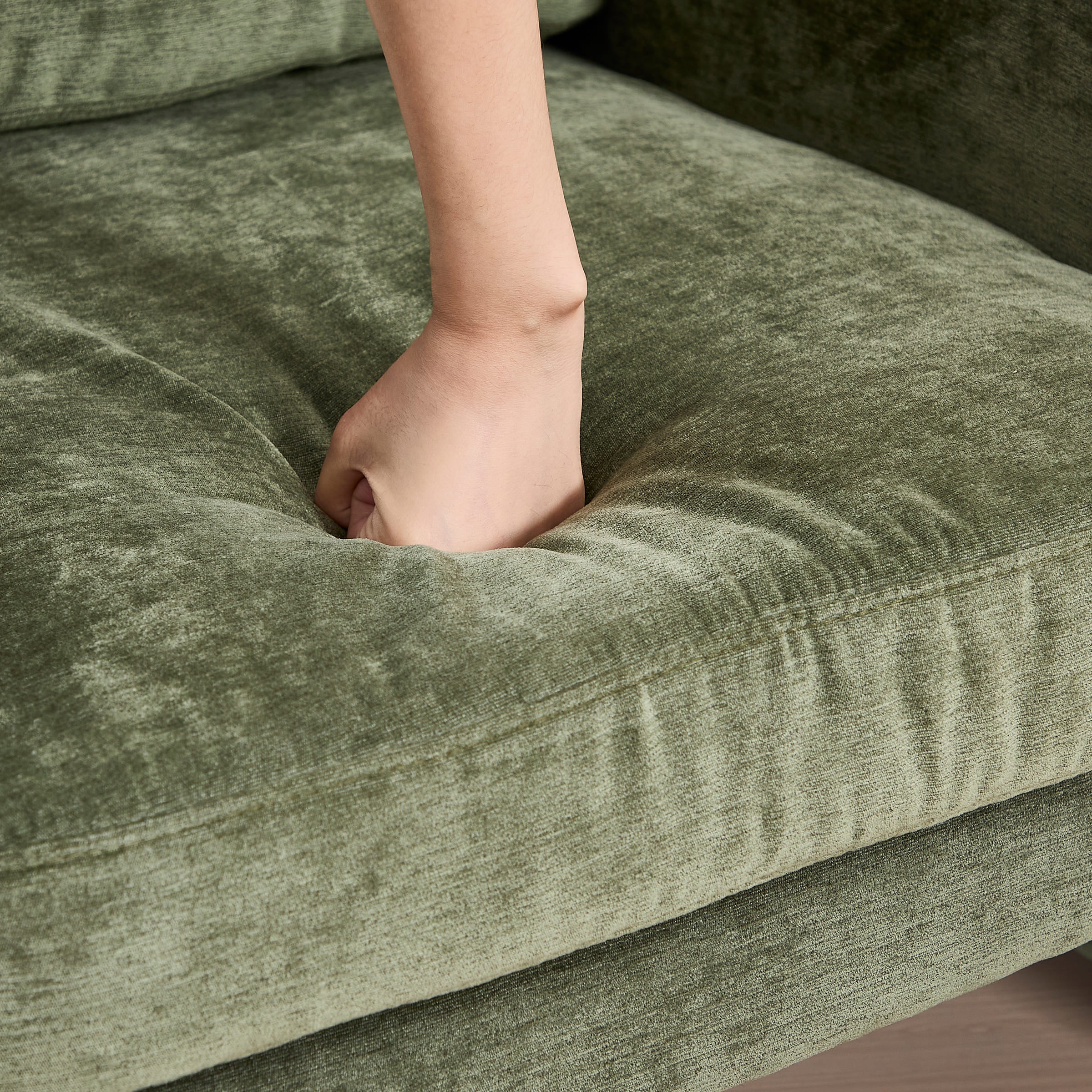 ROCITY Modern Chenille Upholstered Accent Armchair 1 PCS - 7103AC