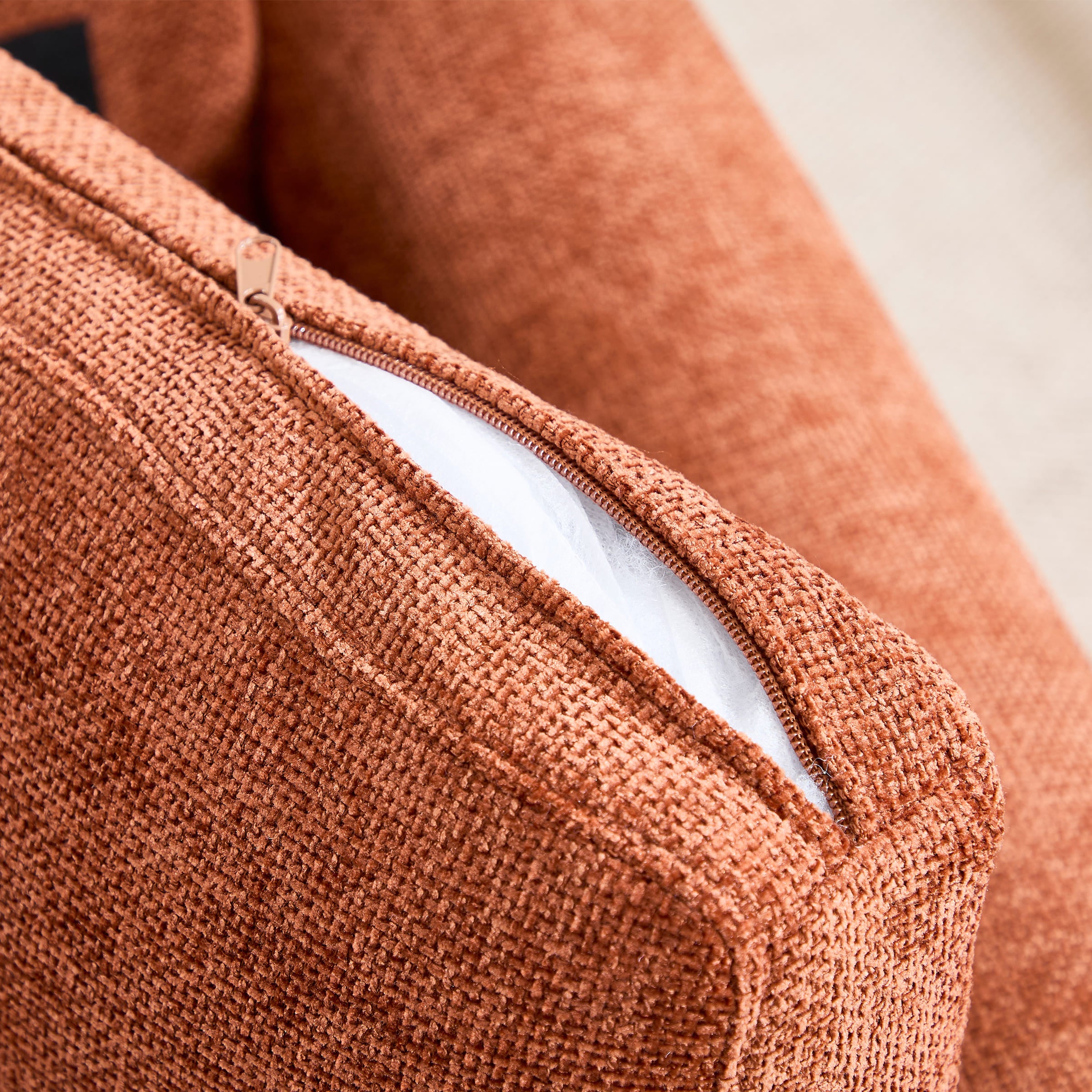 ROCITY Modern Chenille Upholstered Accent Armchair 1 PCS - 7103AC