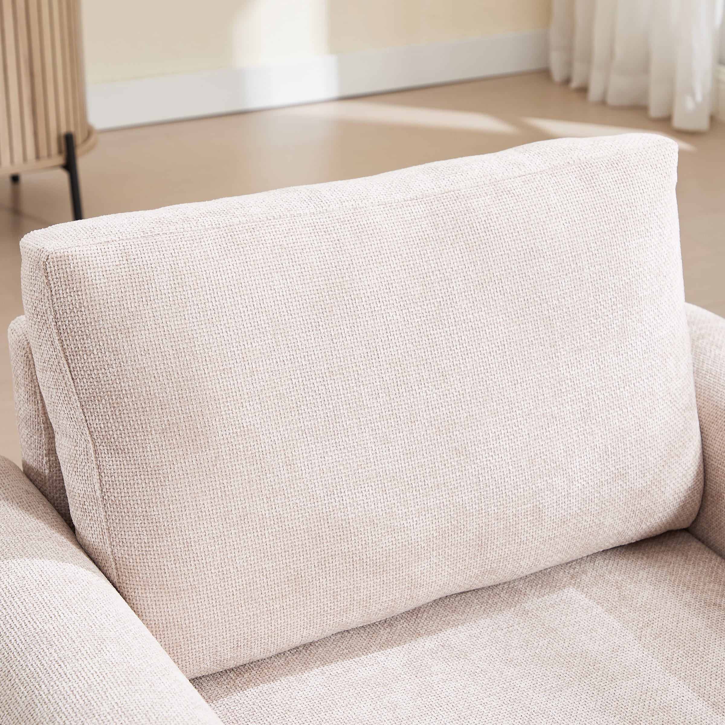 ROCITY Modern Chenille Upholstered Accent Armchair 1 PCS - 7103AC